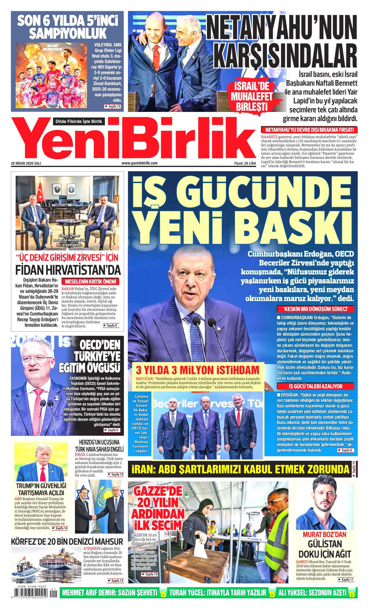 Yeni Birlik Gazetesi