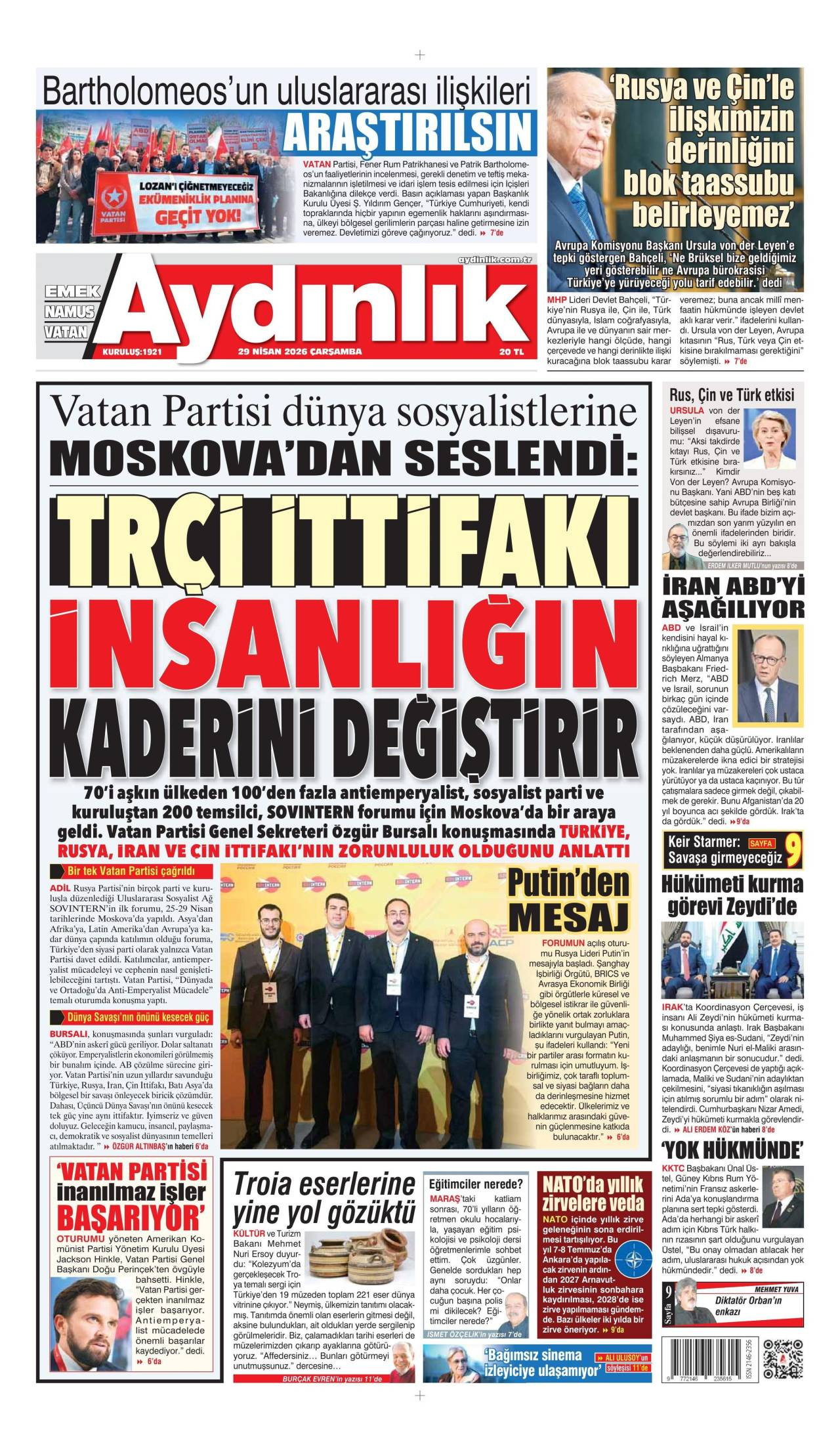 Aydınlık Gazetesi