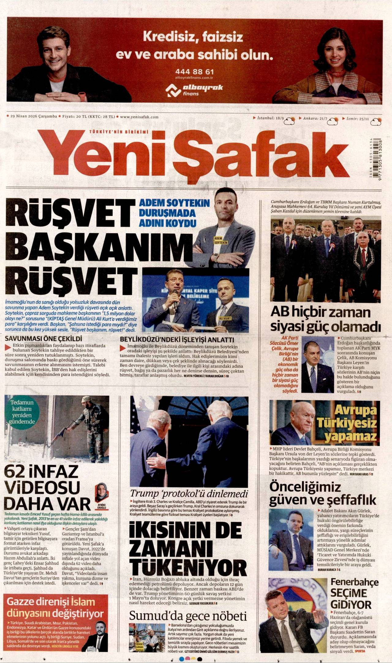 Yeni Şafak Gazetesi