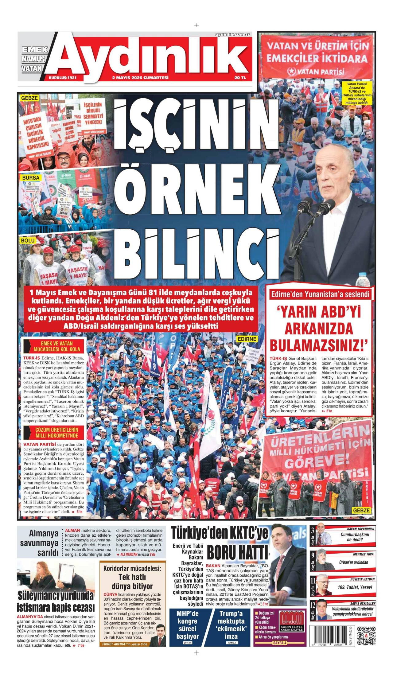 Aydınlık Gazetesi
