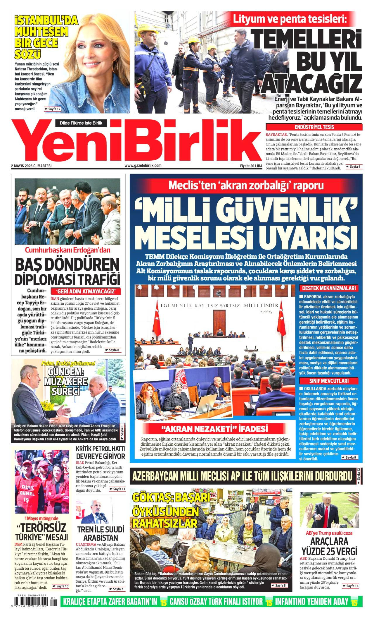Yeni Birlik Gazetesi