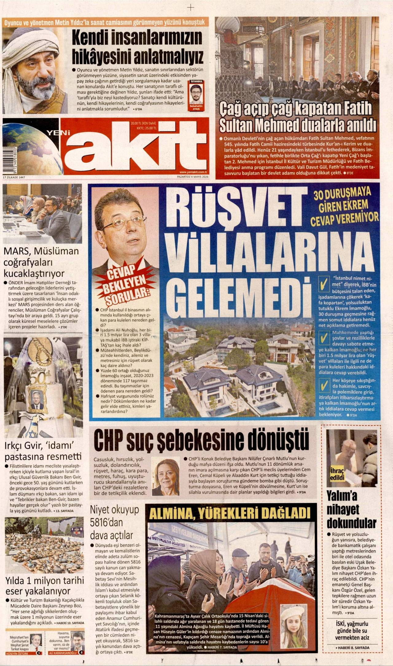 Yeni Akit gazetesi 