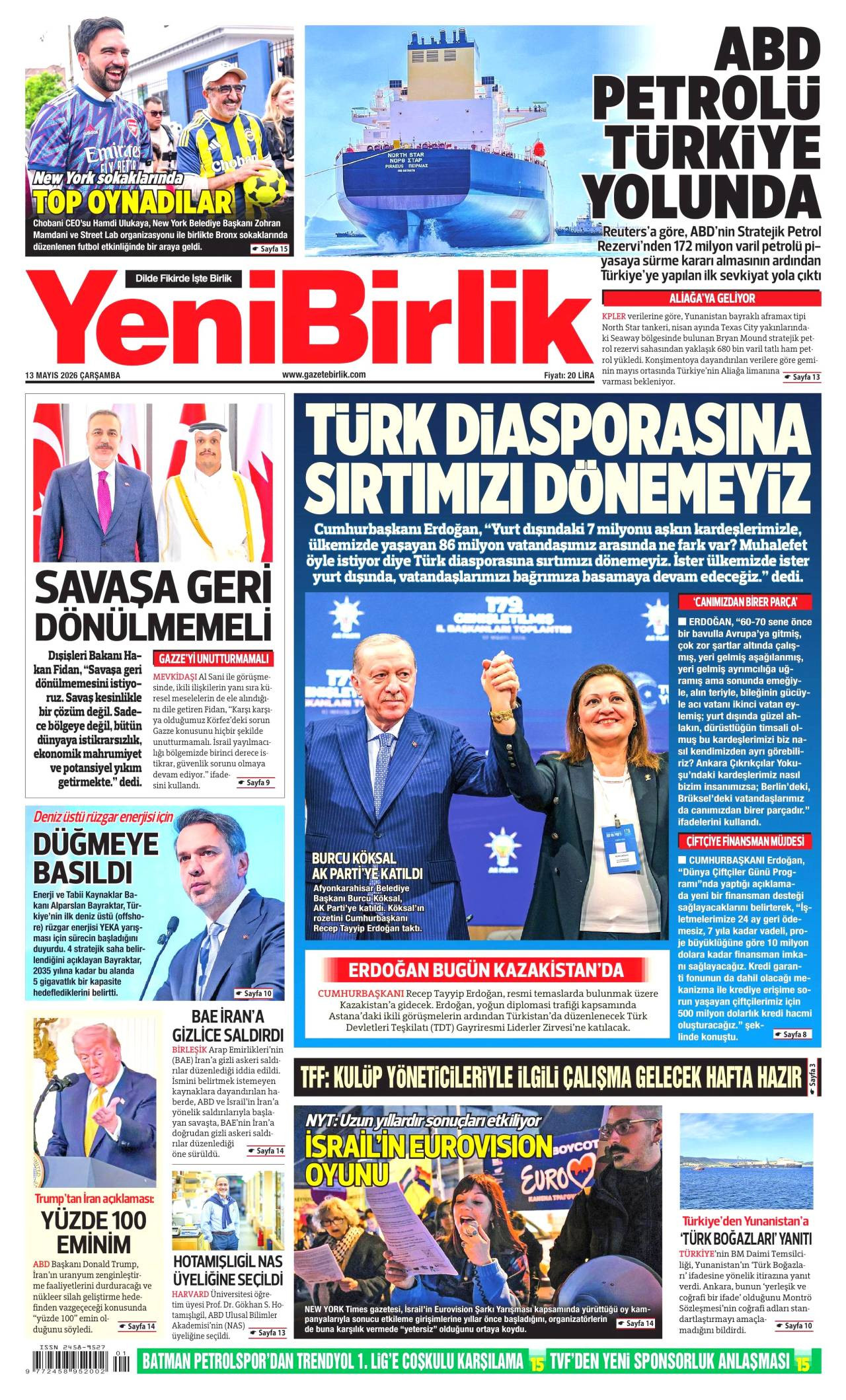 Yeni Birlik Gazetesi