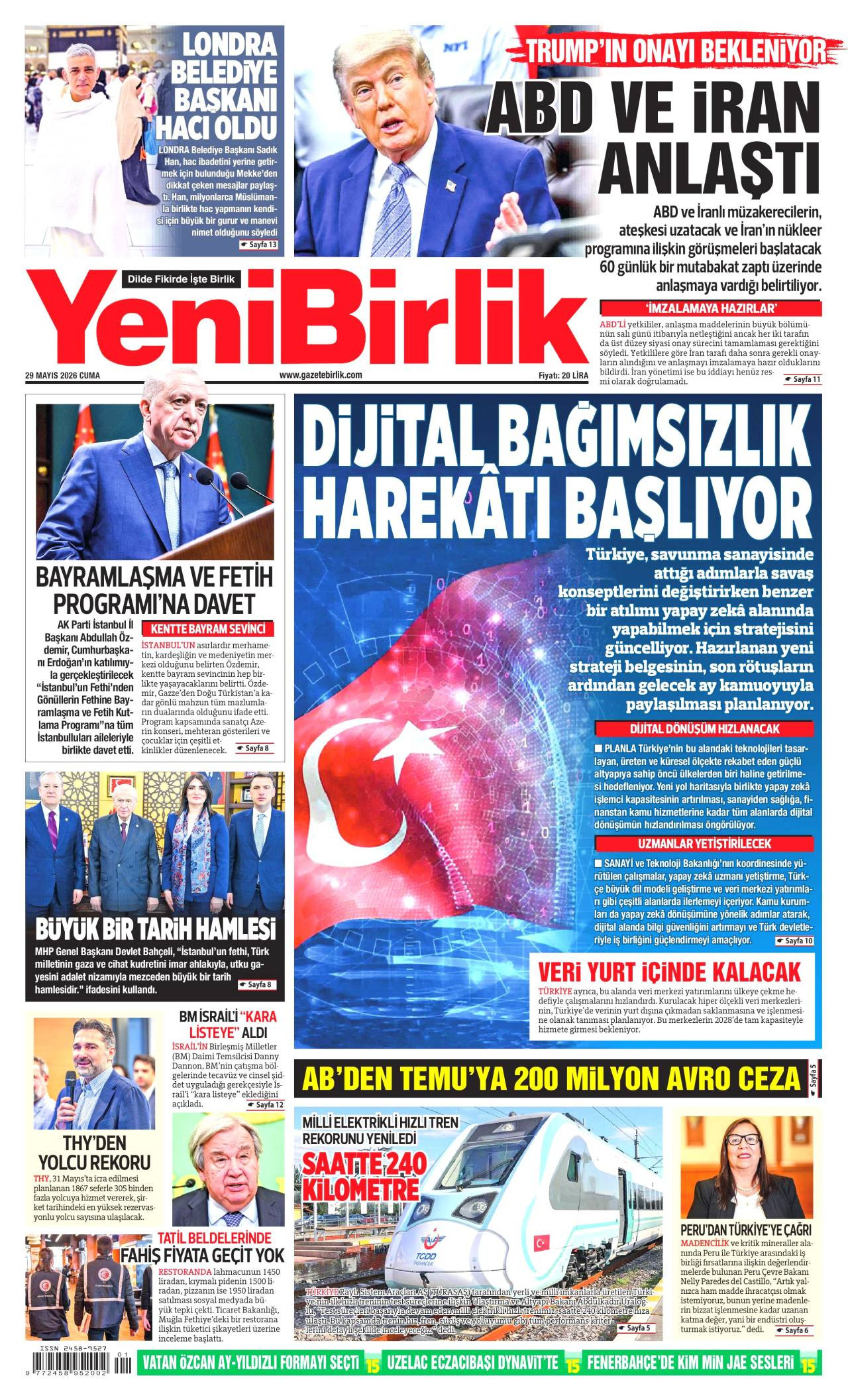 Yeni Birlik Gazetesi
