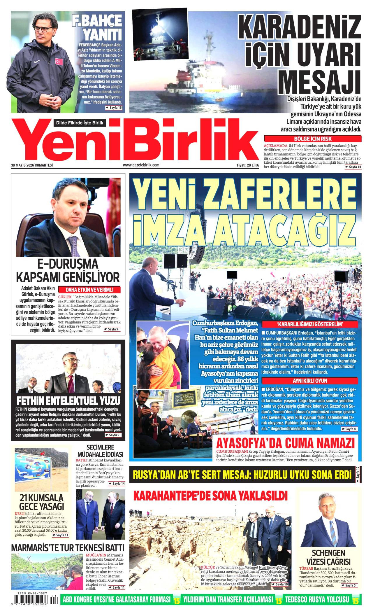 Yeni Birlik Gazetesi