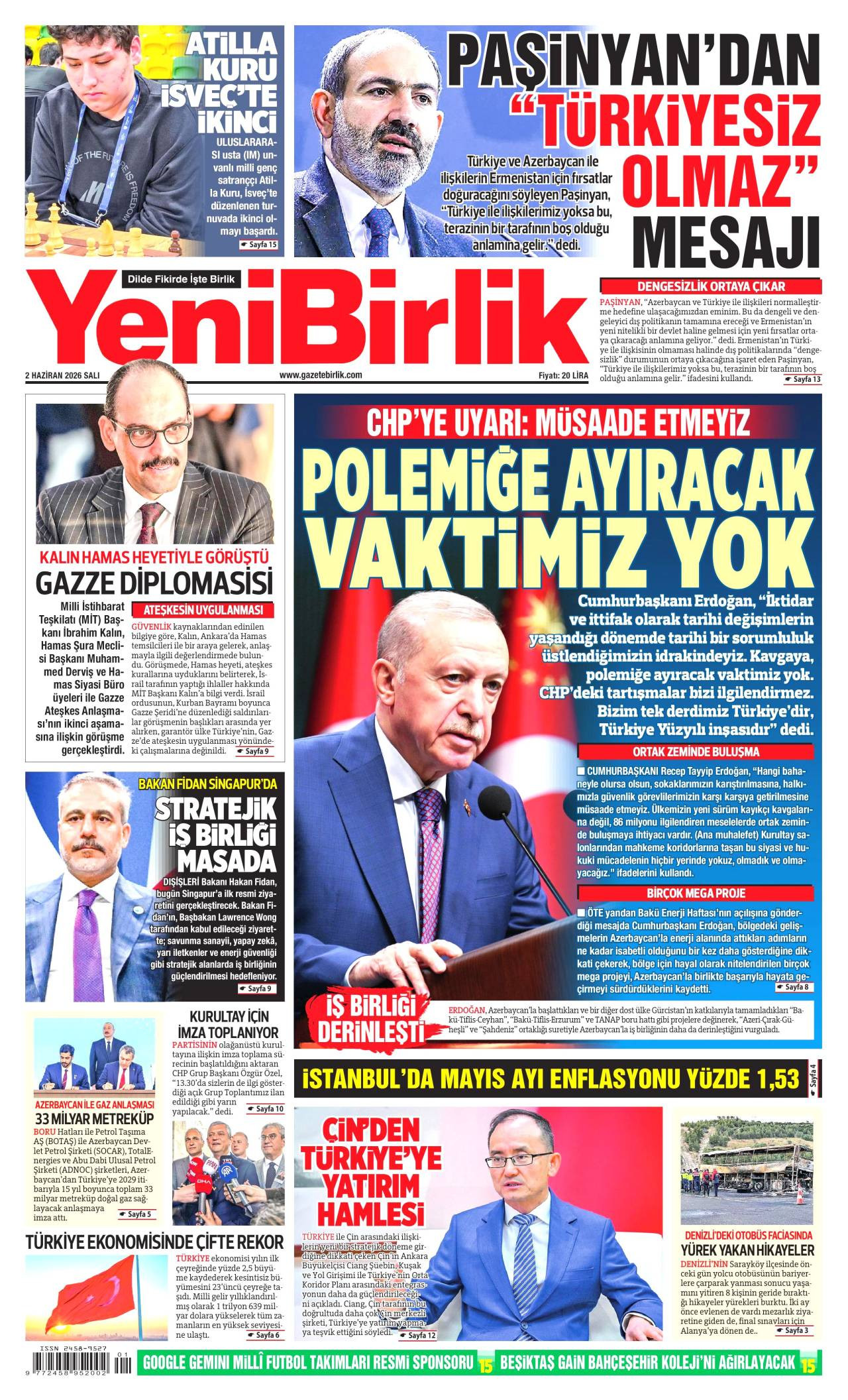 Yeni Birlik Gazetesi
