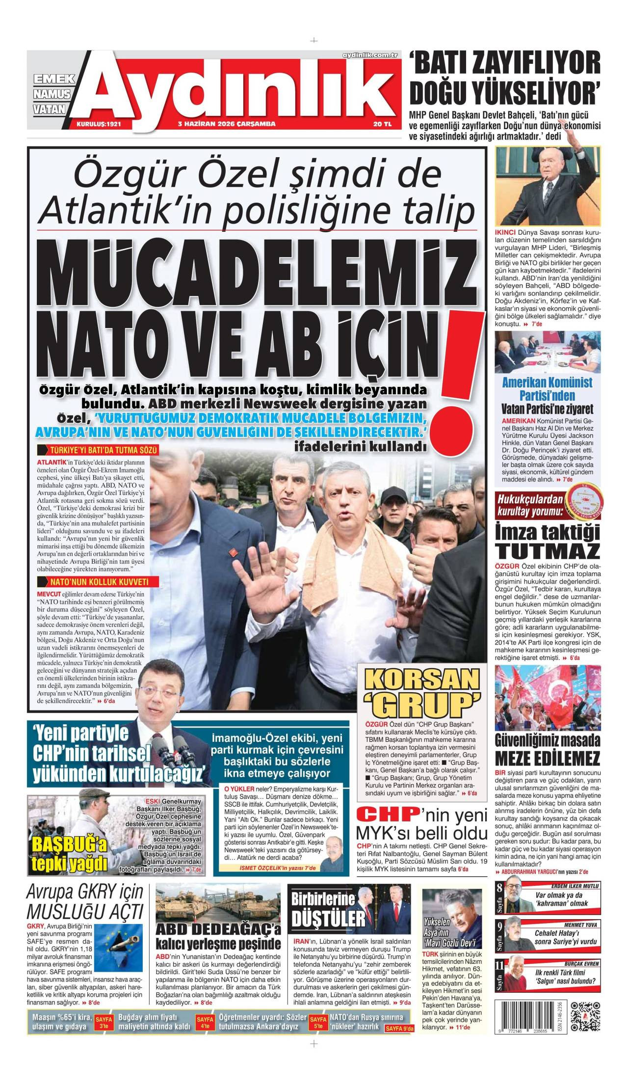 Aydınlık Gazetesi