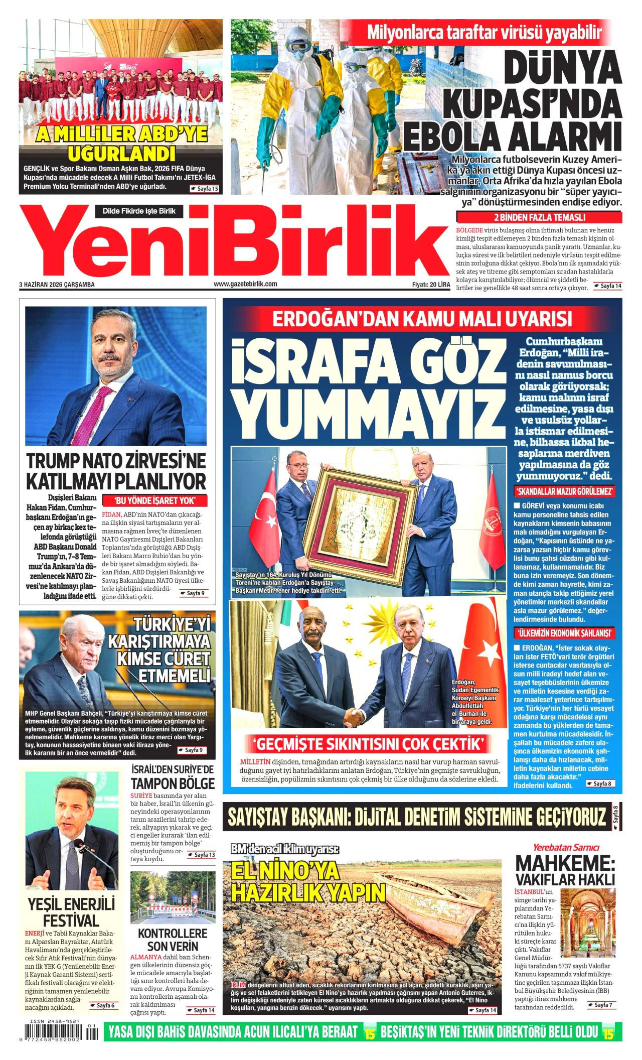 Yeni Birlik Gazetesi