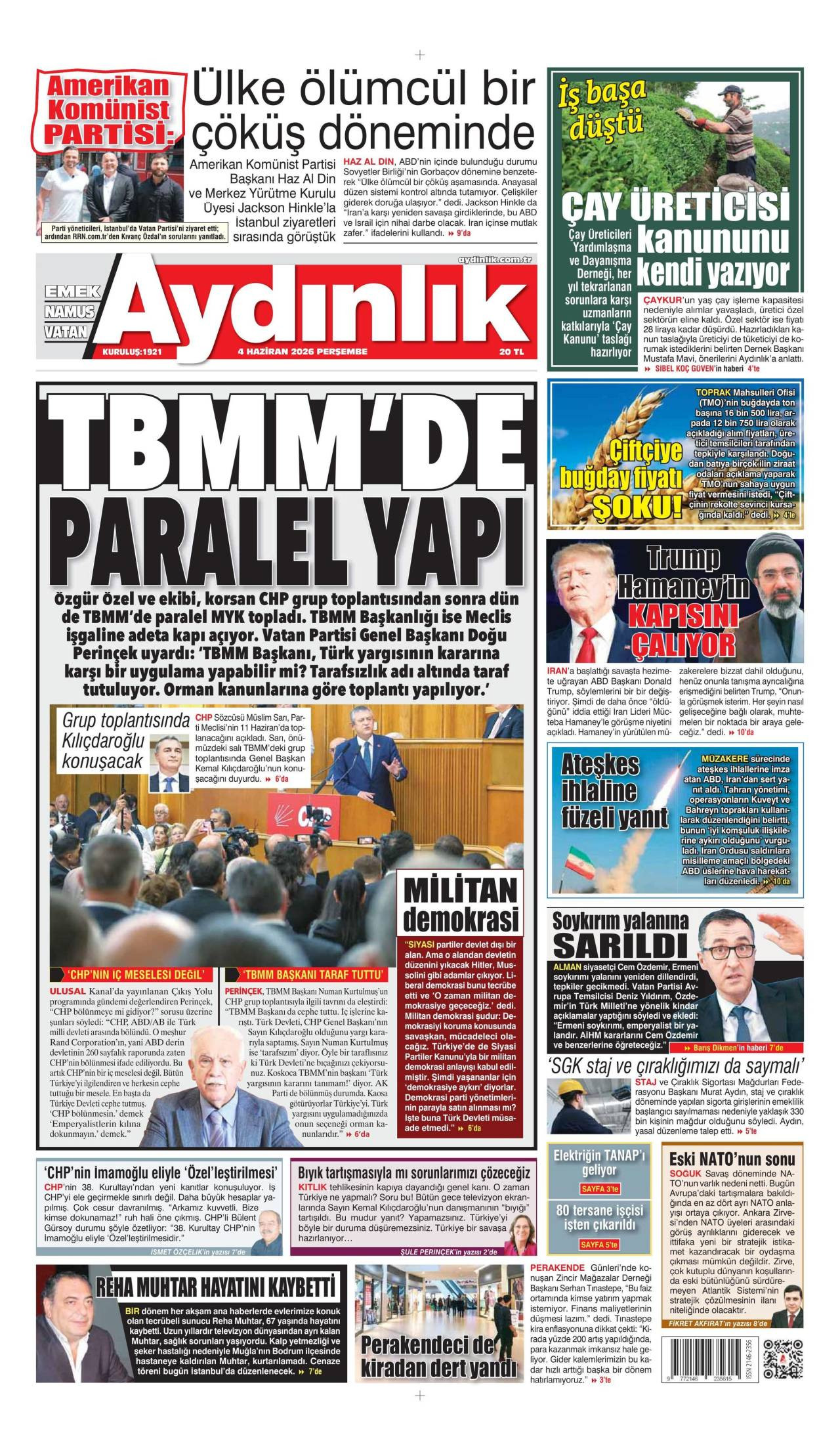 Aydınlık Gazetesi