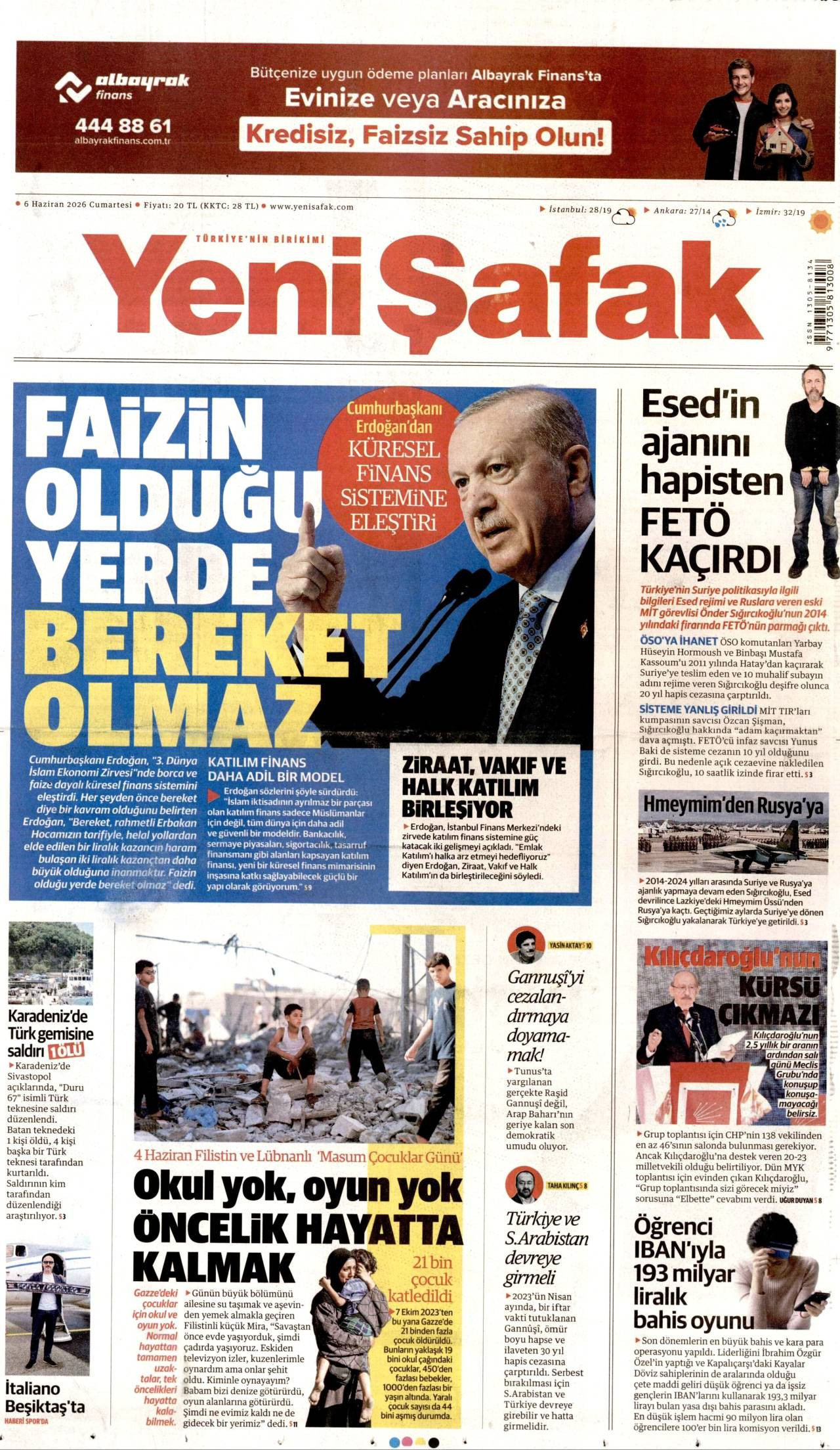Yeni Şafak Gazetesi