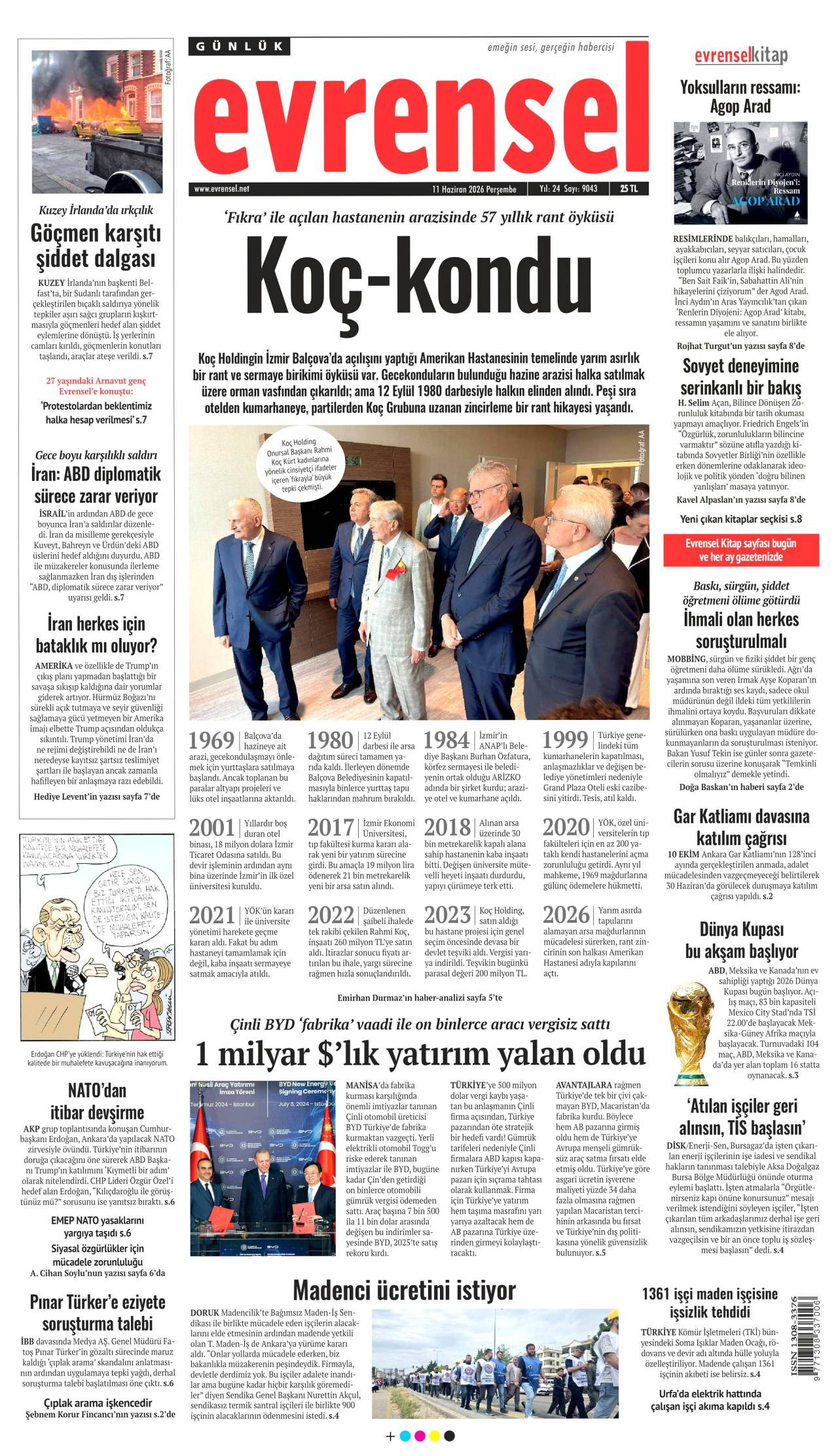 Evrensel gazetesi 