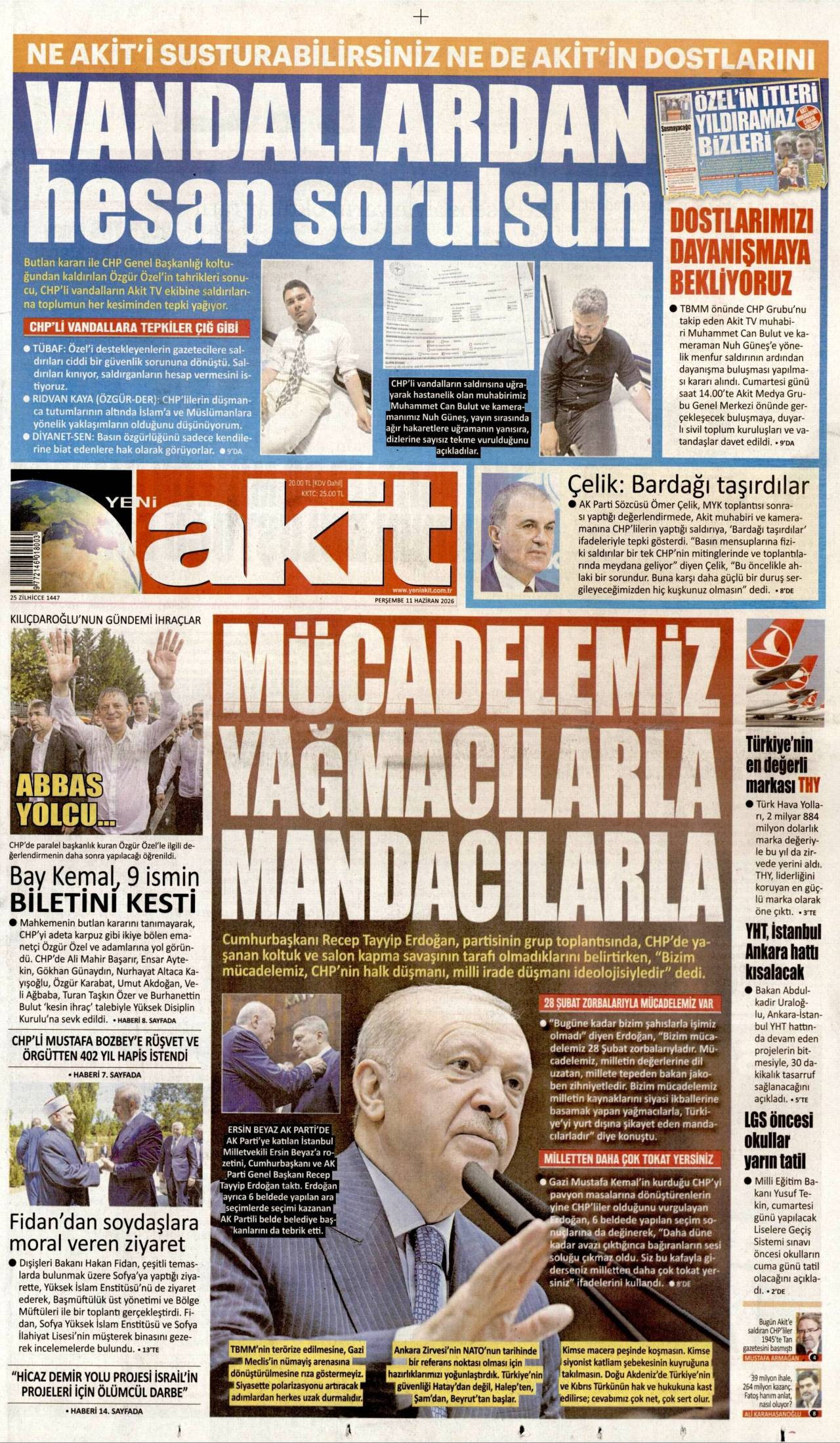 Yeni Akit gazetesi 