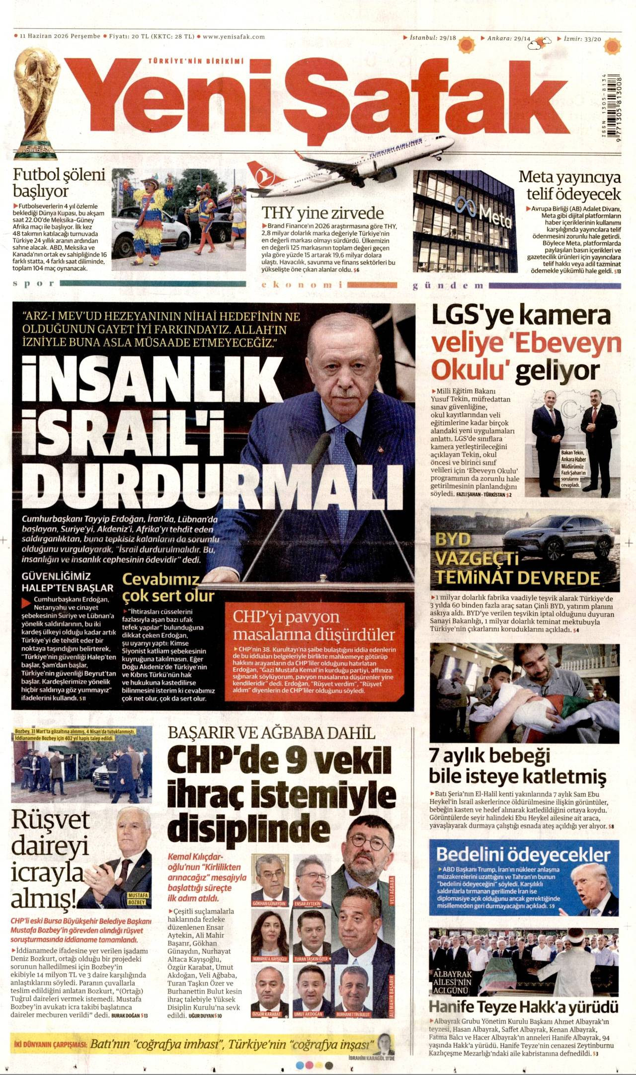 Yeni Şafak gazetesi 