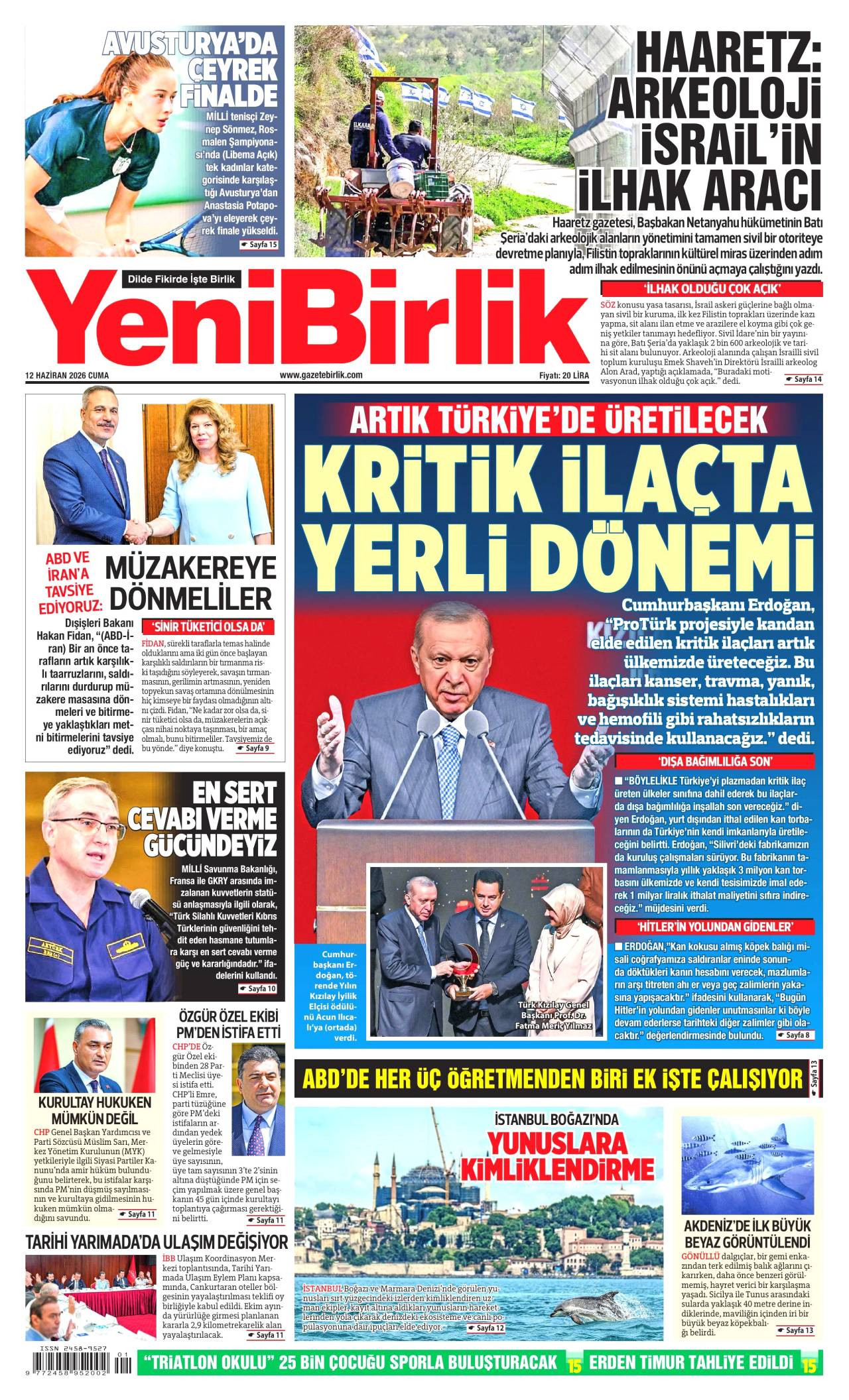 Yeni Birlik Gazetesi