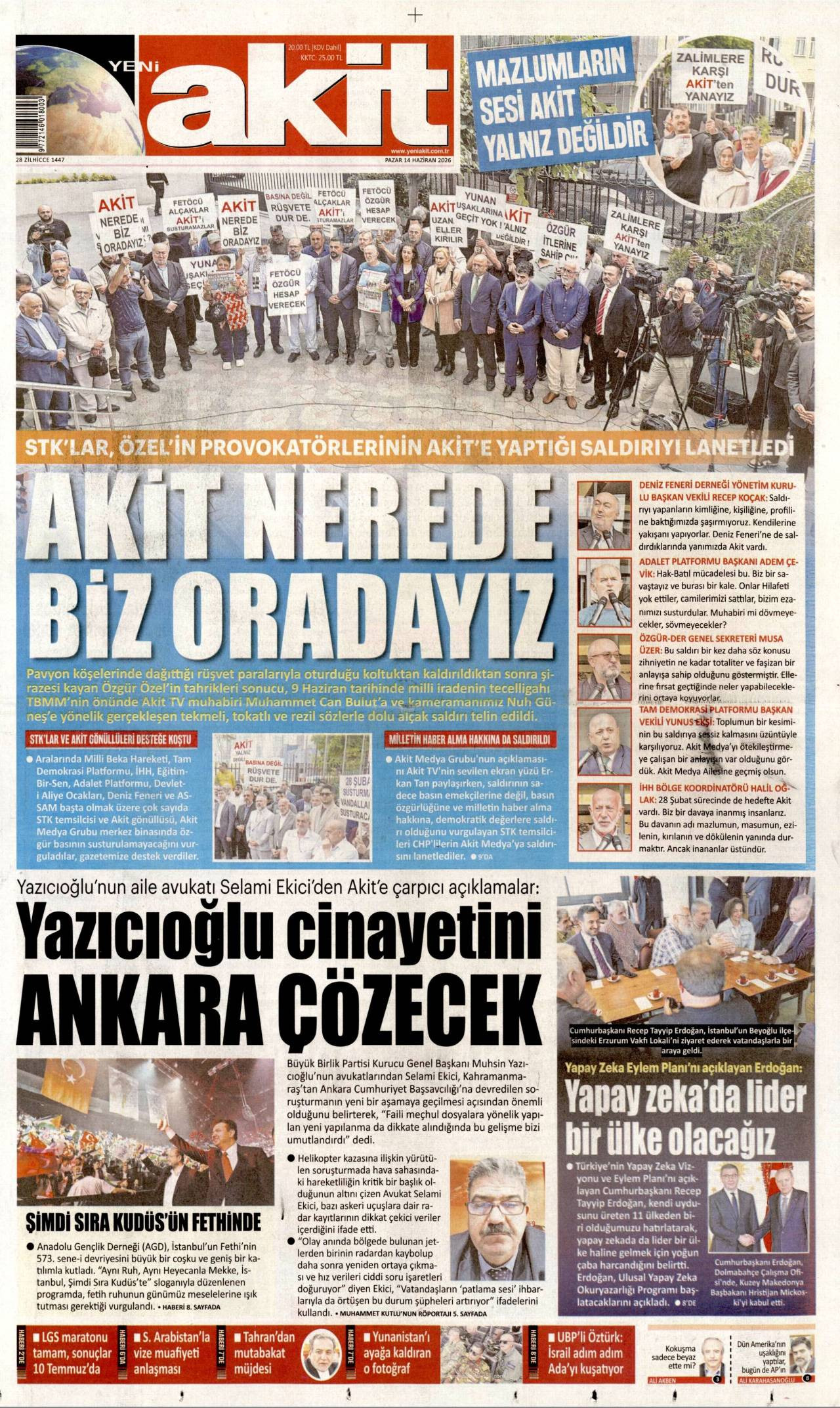 Yeni Akit Gazetesi