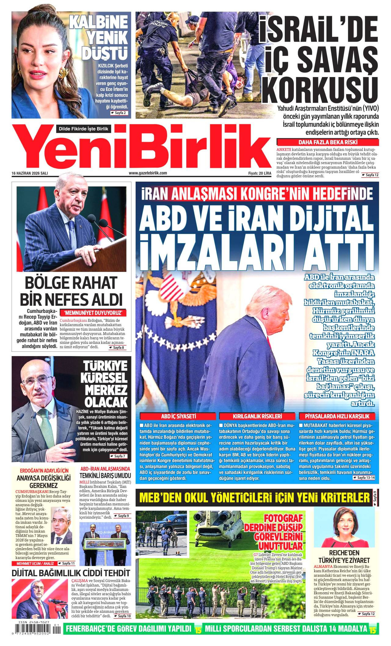Yeni Birlik Gazetesi