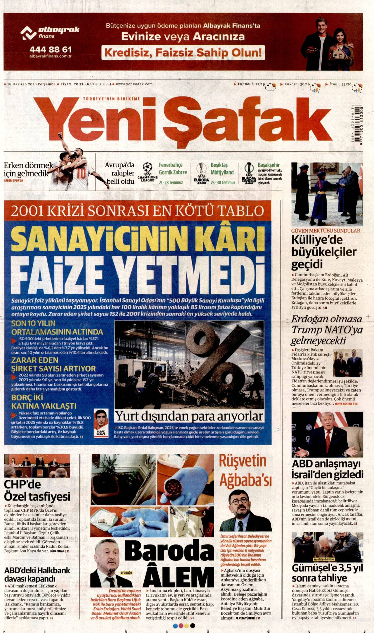 Yeni Şafak Gazetesi