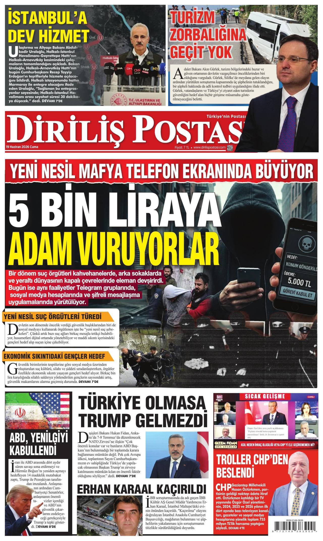 Diriliş Postası gazetesi 