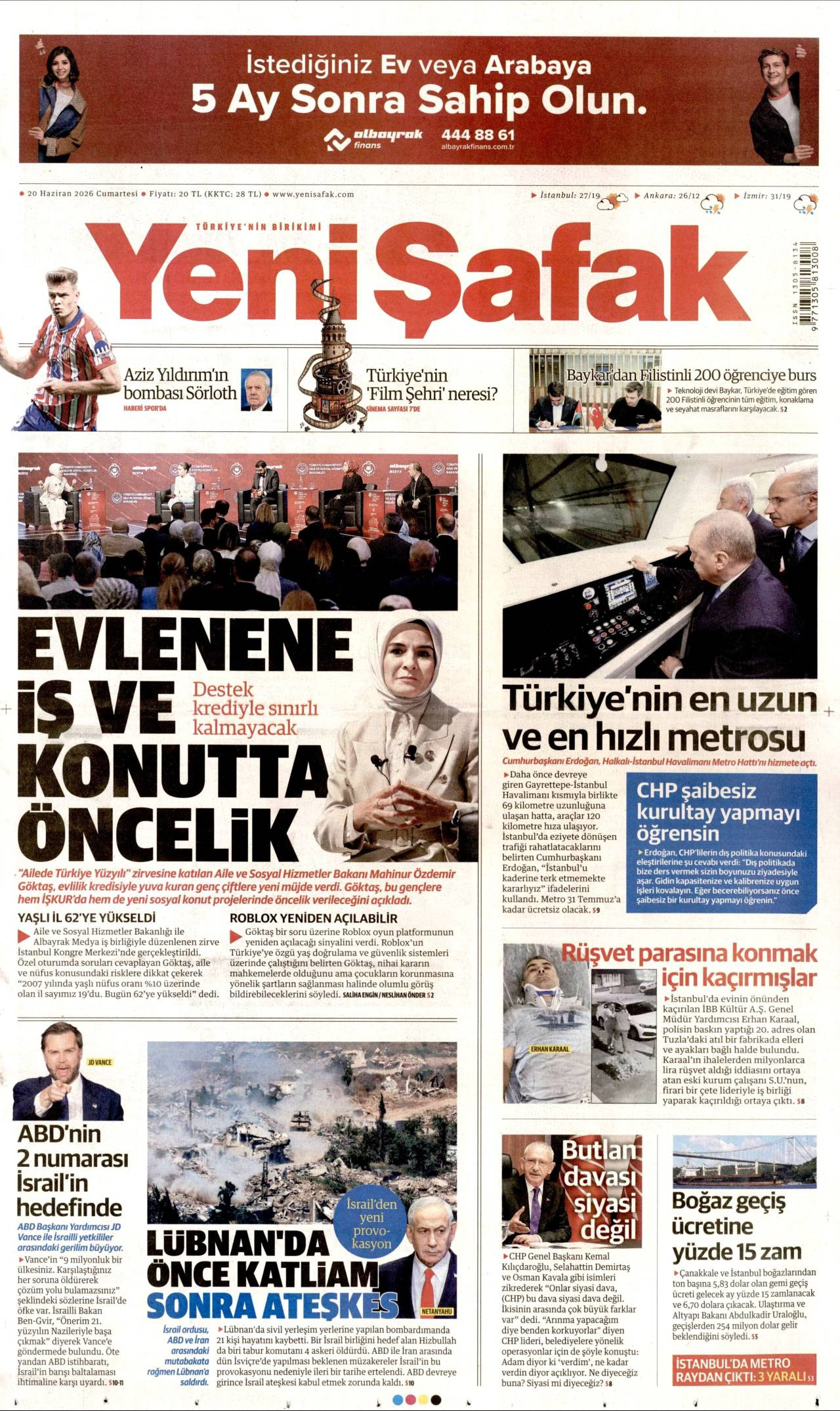 Yeni Şafak Gazetesi