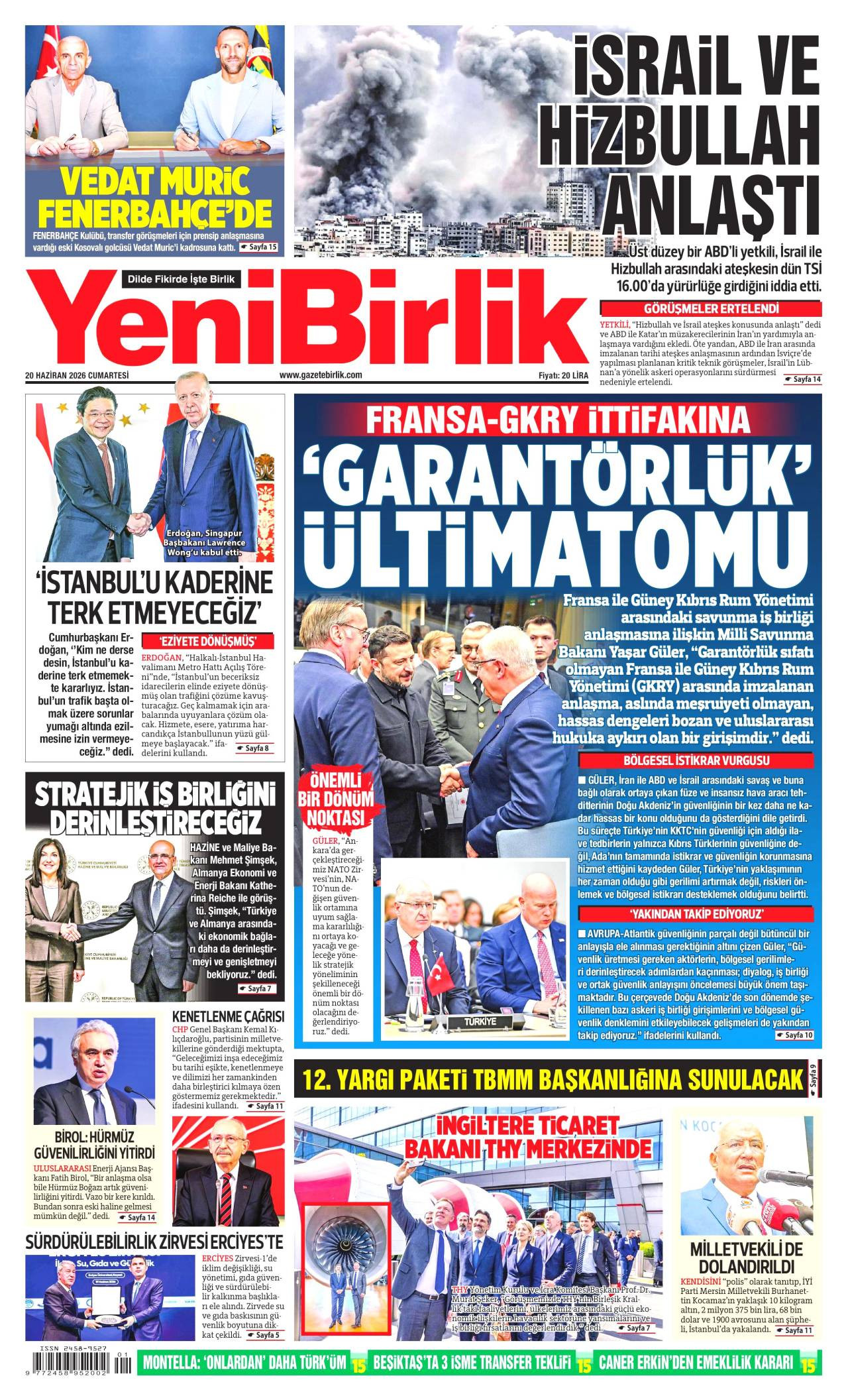 Yeni Birlik Gazetesi