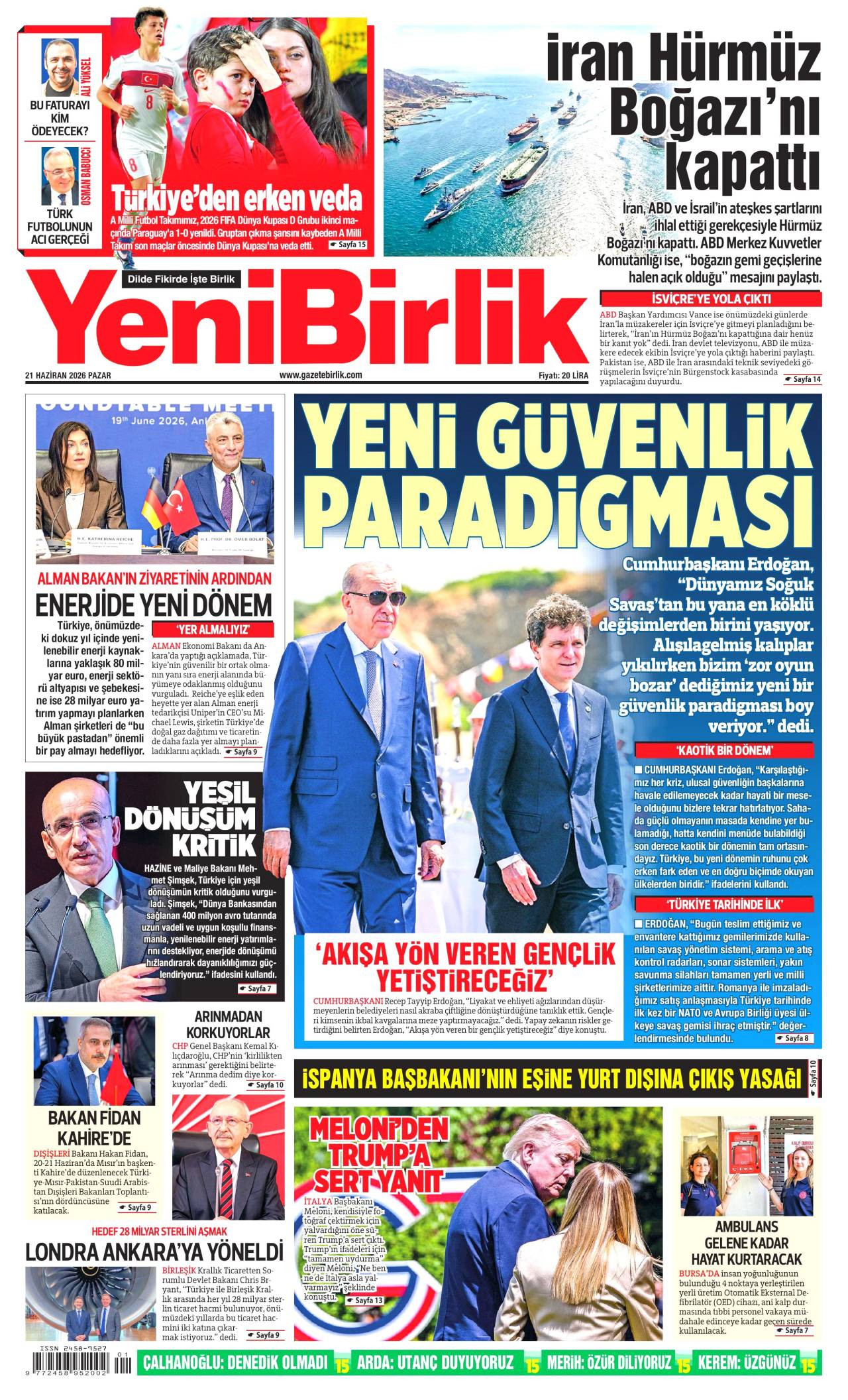 Yeni Birlik Gazetesi