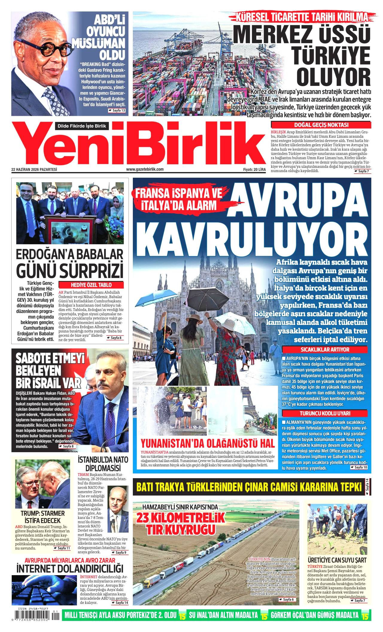 Yeni Birlik Gazetesi