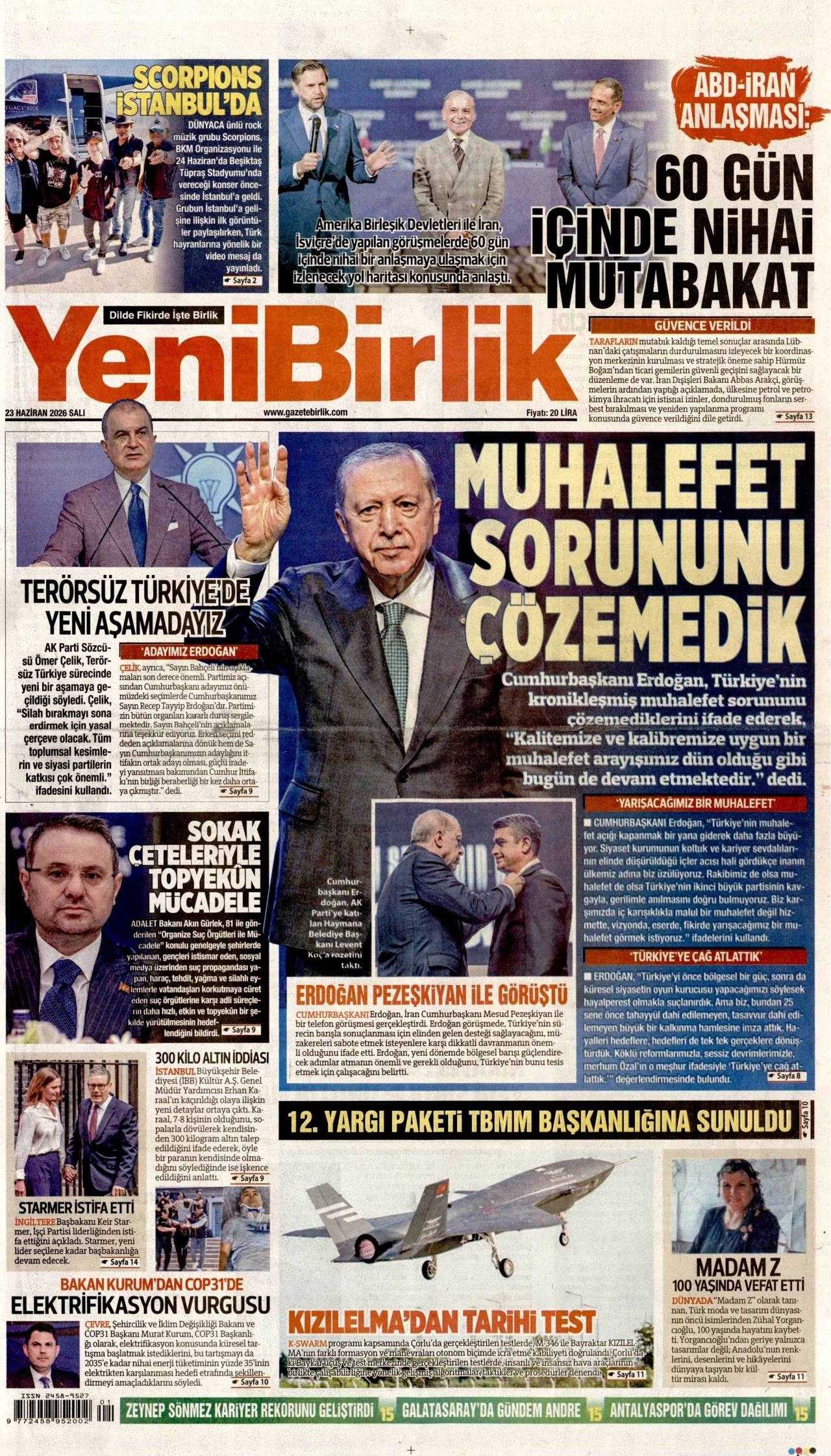 Yeni Birlik Gazetesi