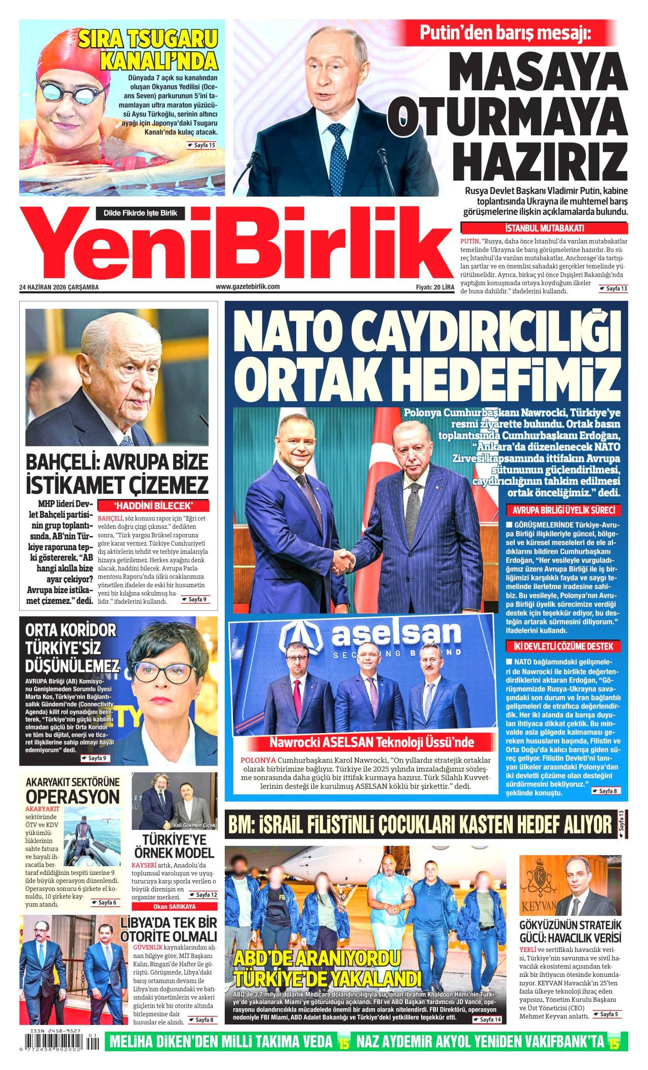 Yeni Birlik Gazetesi