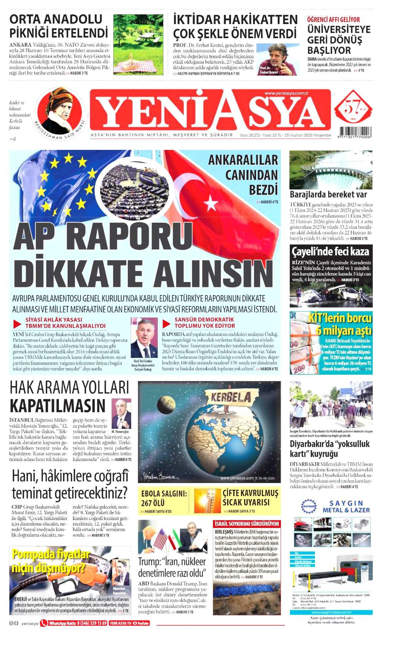 Yeni Asya Gazetesi