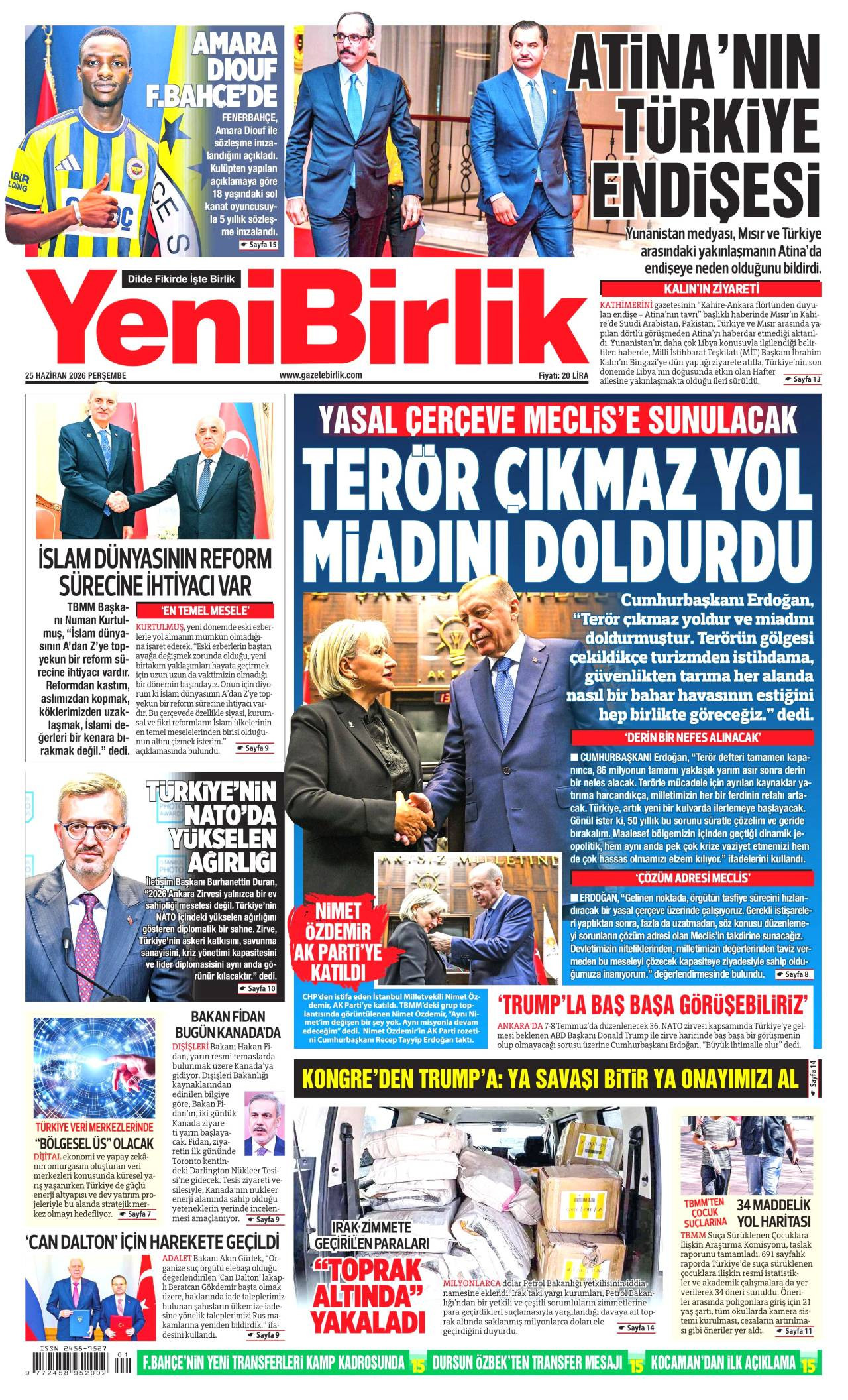 Yeni Birlik Gazetesi
