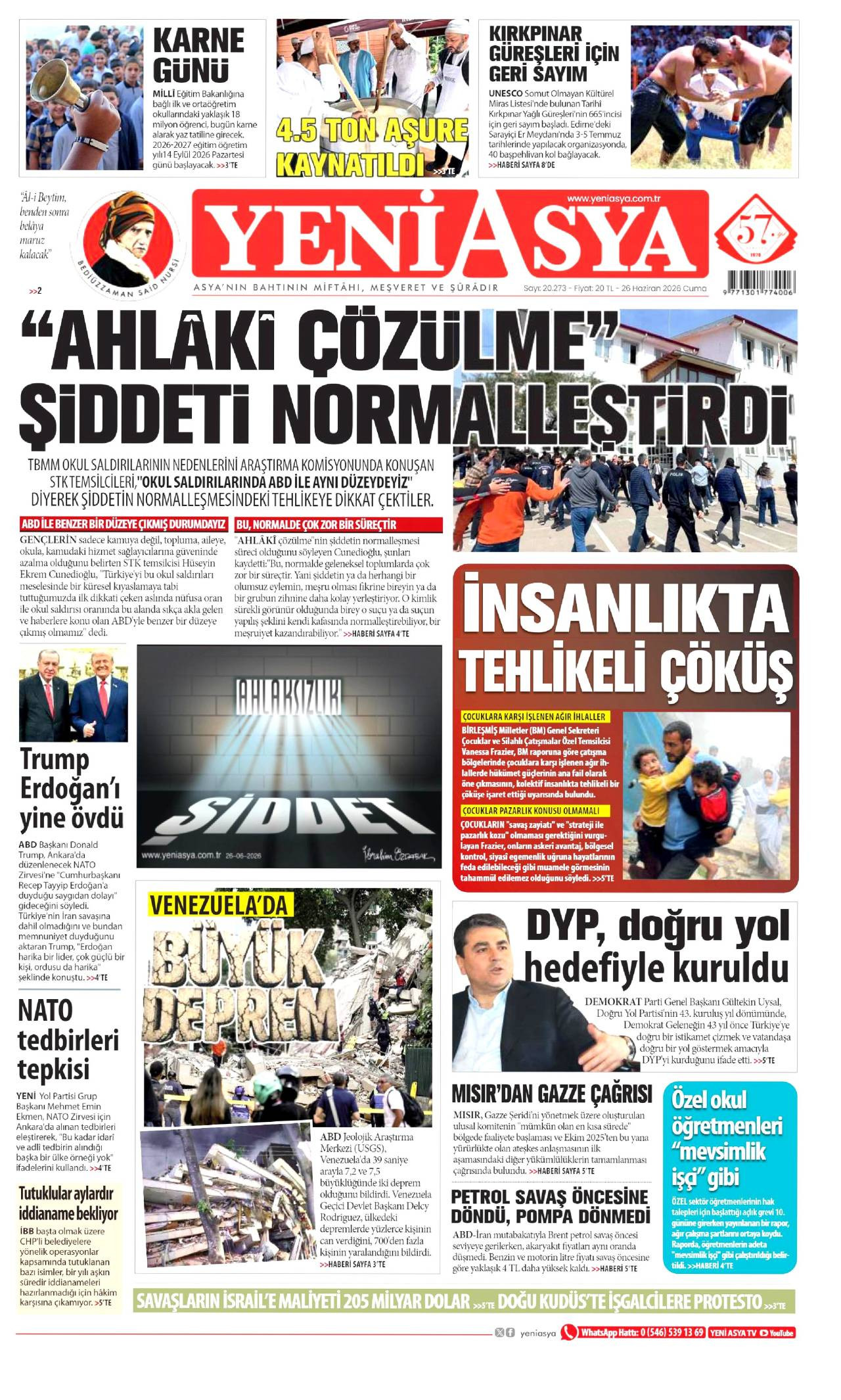 Yeni Asya Gazetesi