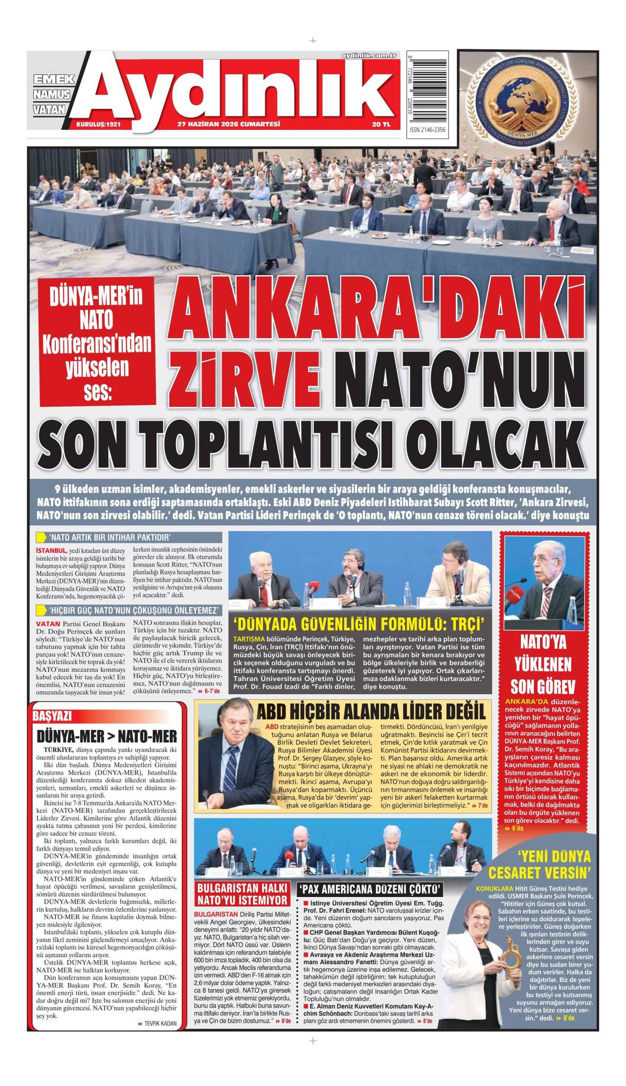 Aydınlık Gazetesi