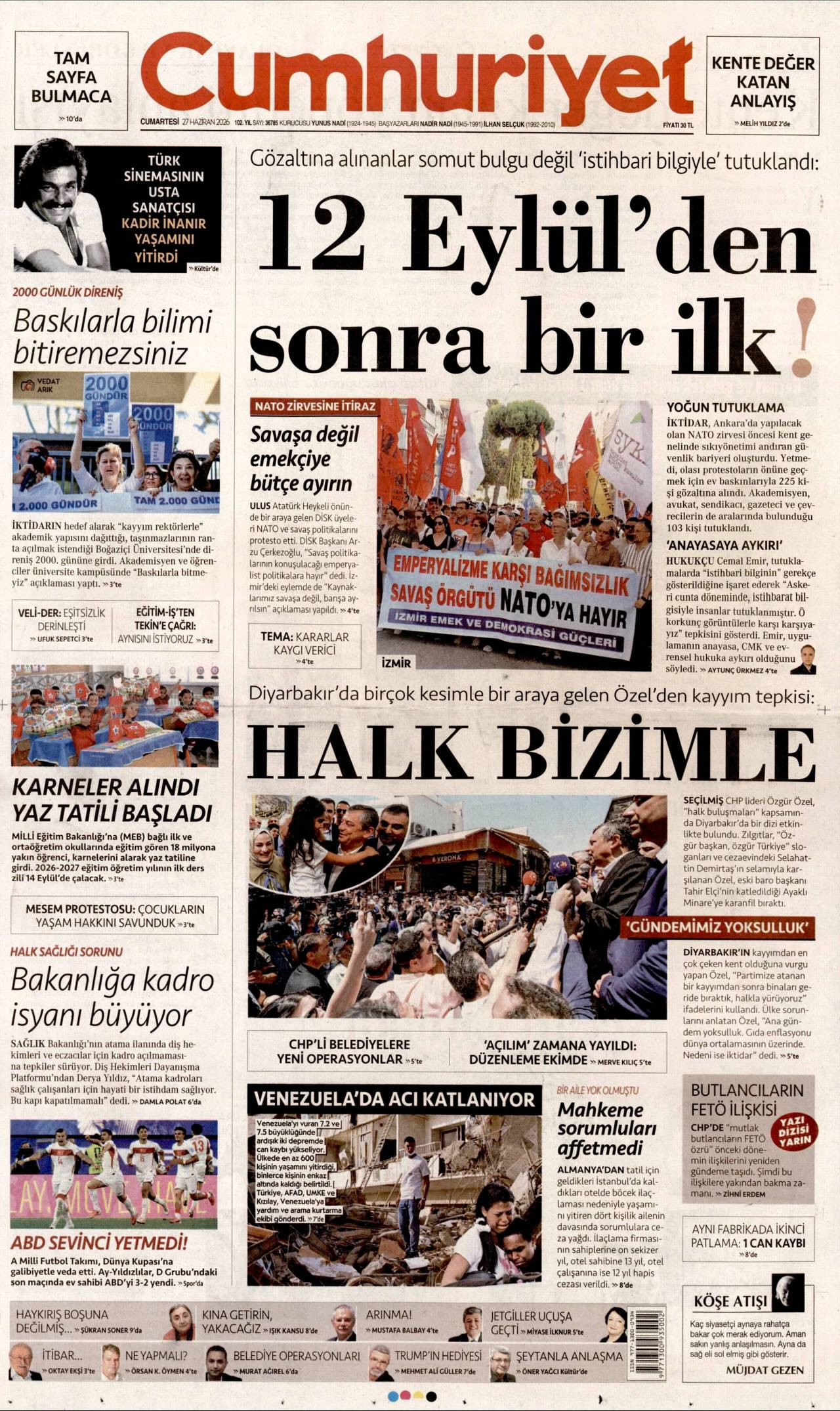 Cumhuriyet Gazetesi
