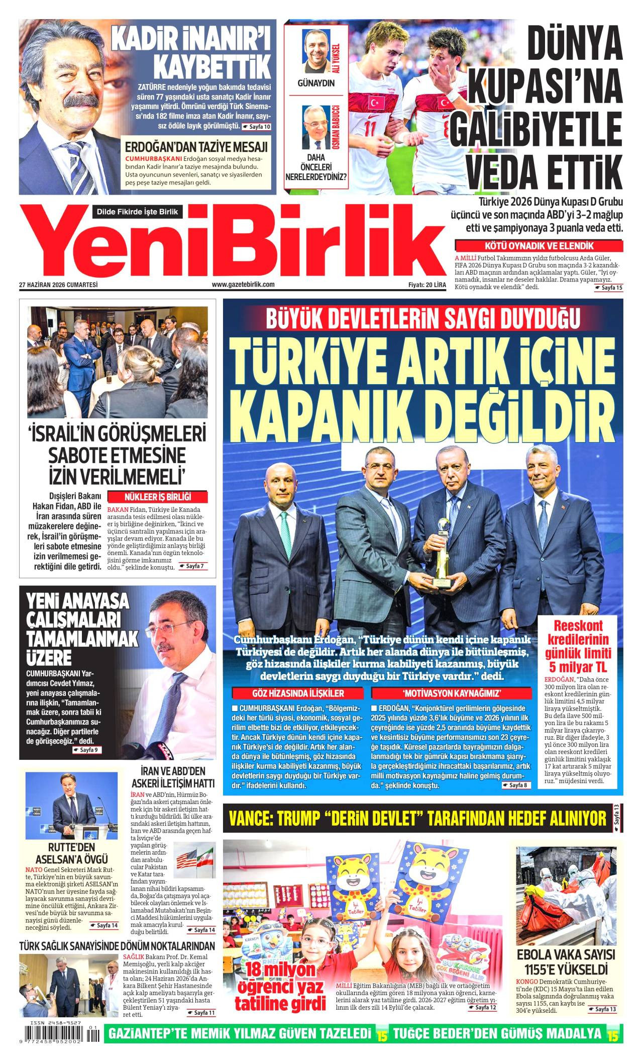 Yeni Birlik Gazetesi