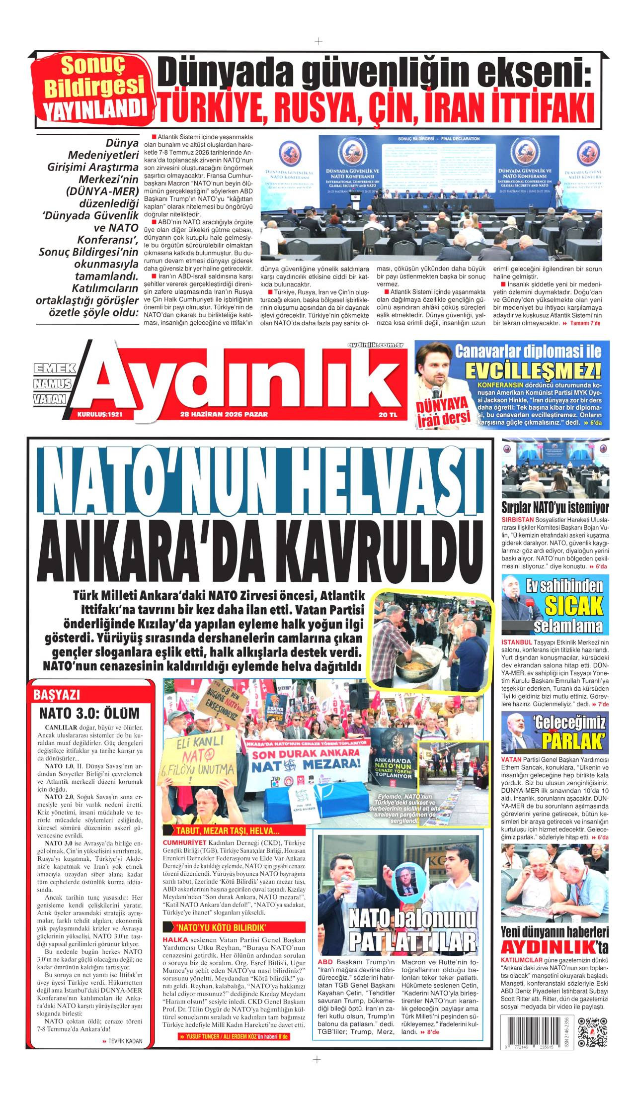 Aydınlık Gazetesi