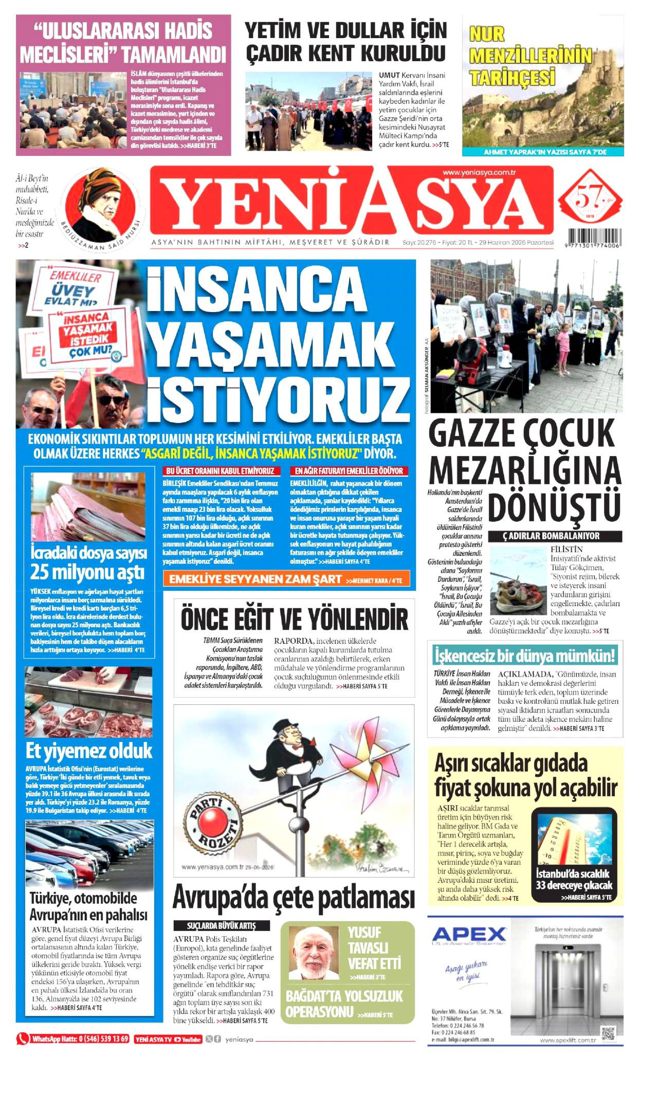 Yeni Asya Gazetesi