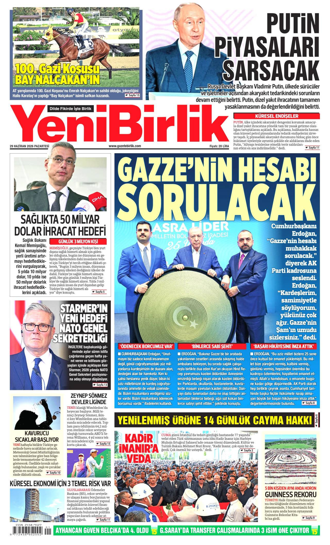 Yeni Birlik Gazetesi