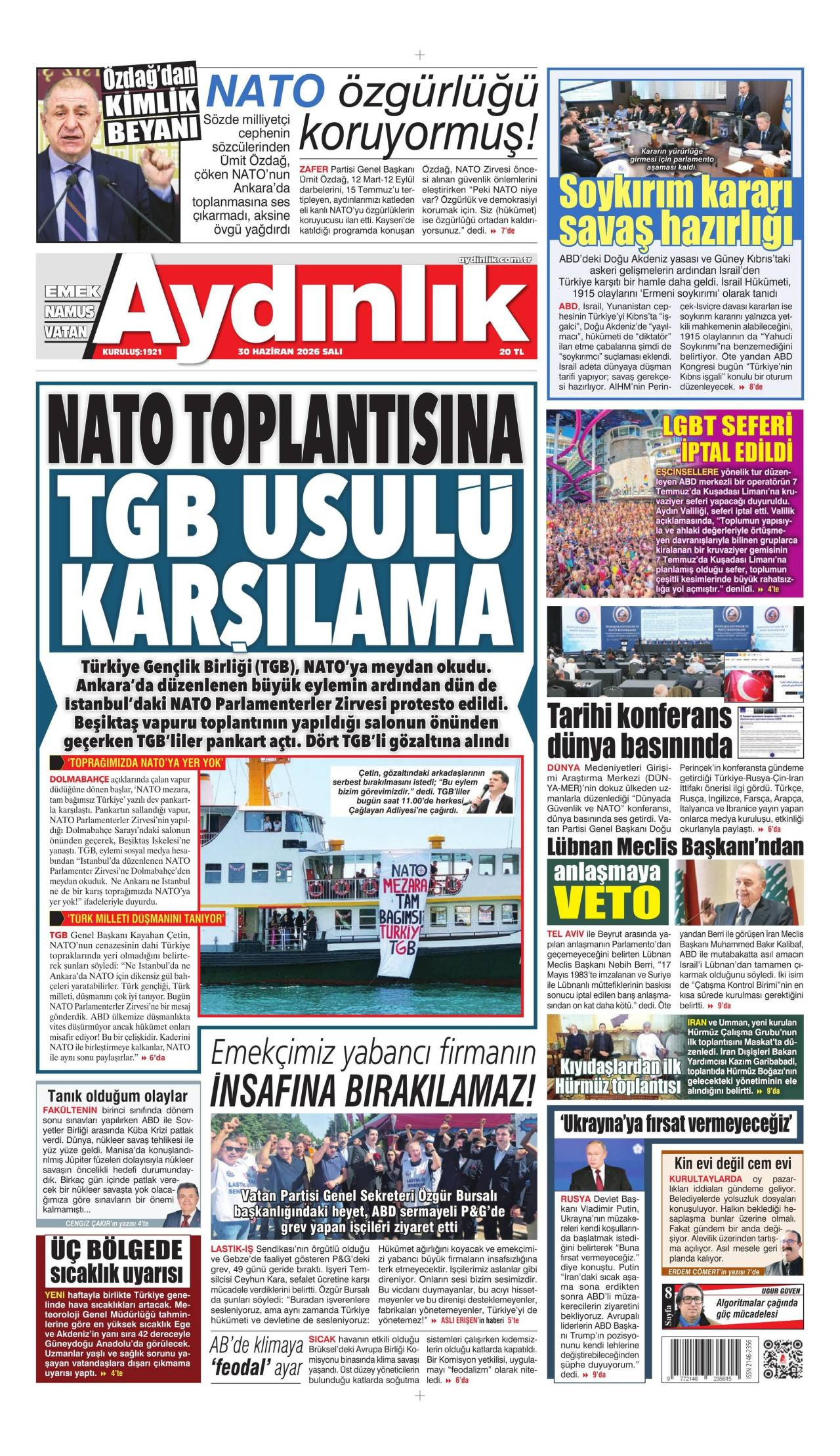 Aydınlık Gazetesi