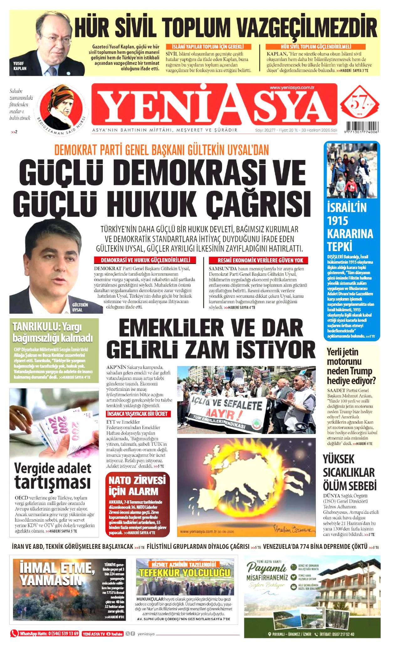 Yeni Asya Gazetesi