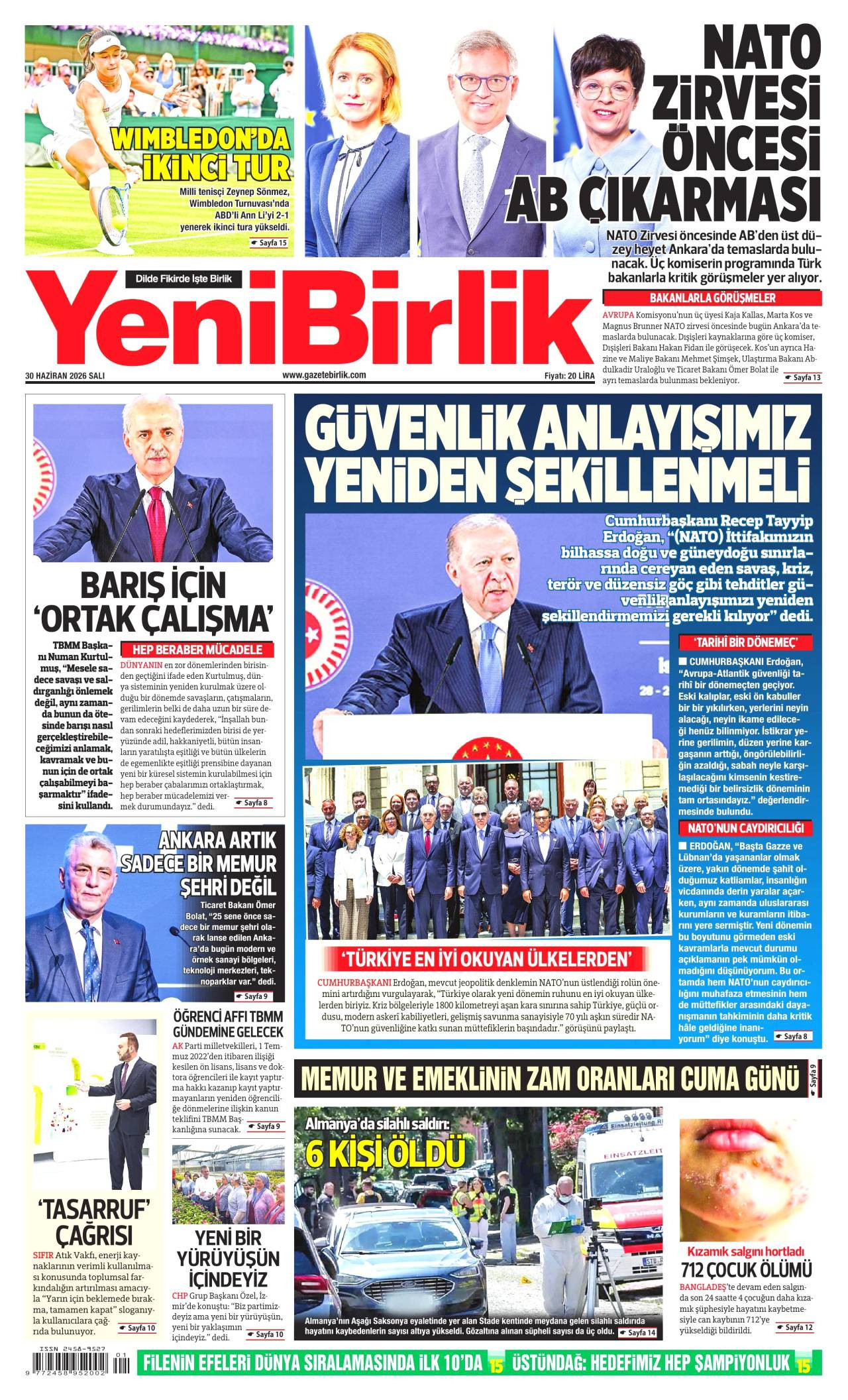 Yeni Birlik Gazetesi