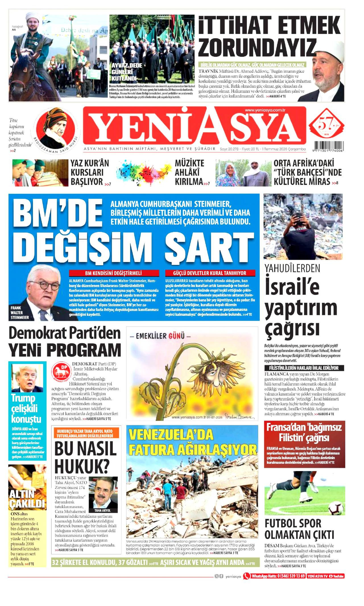 Yeni Asya Gazetesi