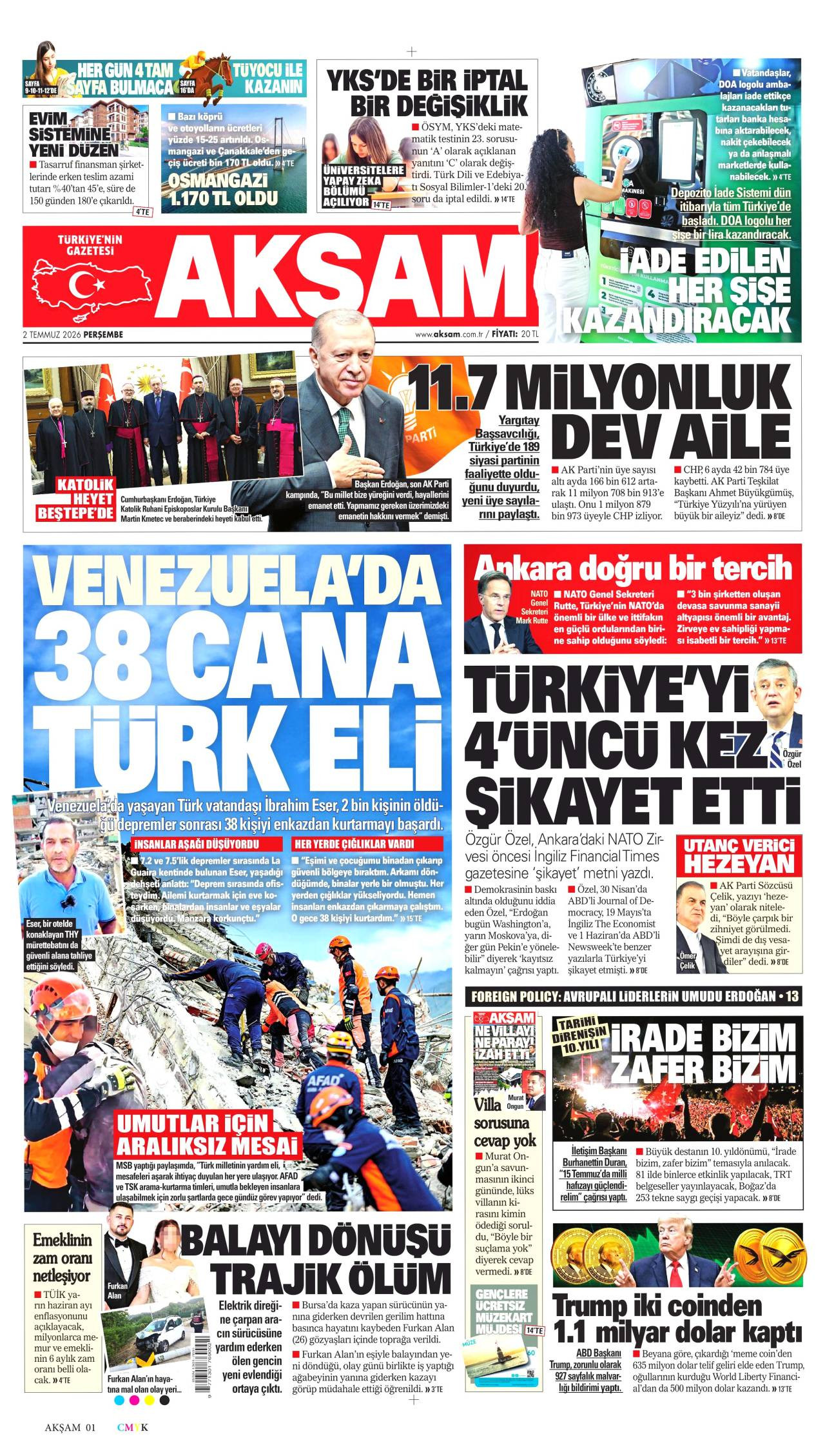 Akşam gazetesi 