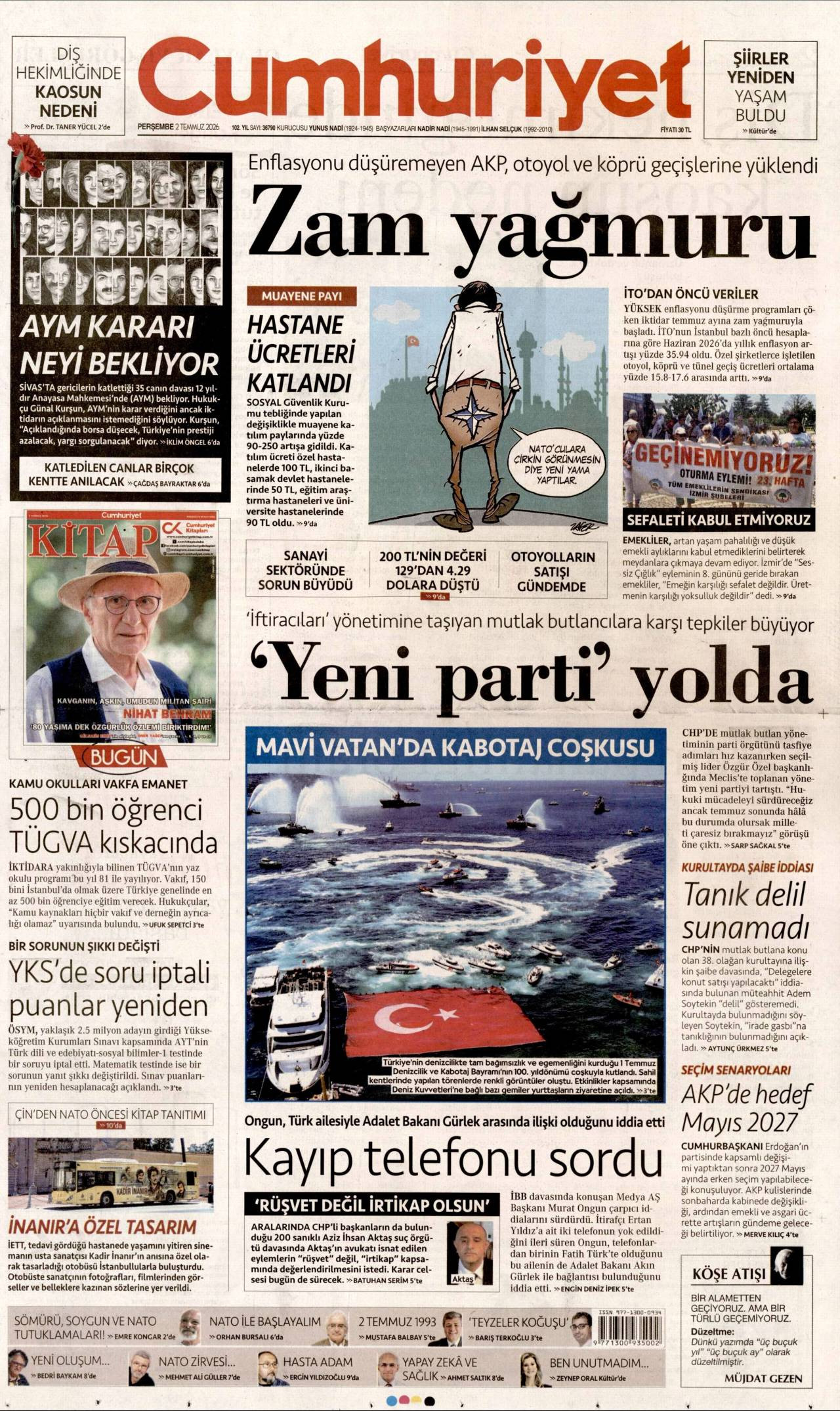 Cumhuriyet gazetesi 