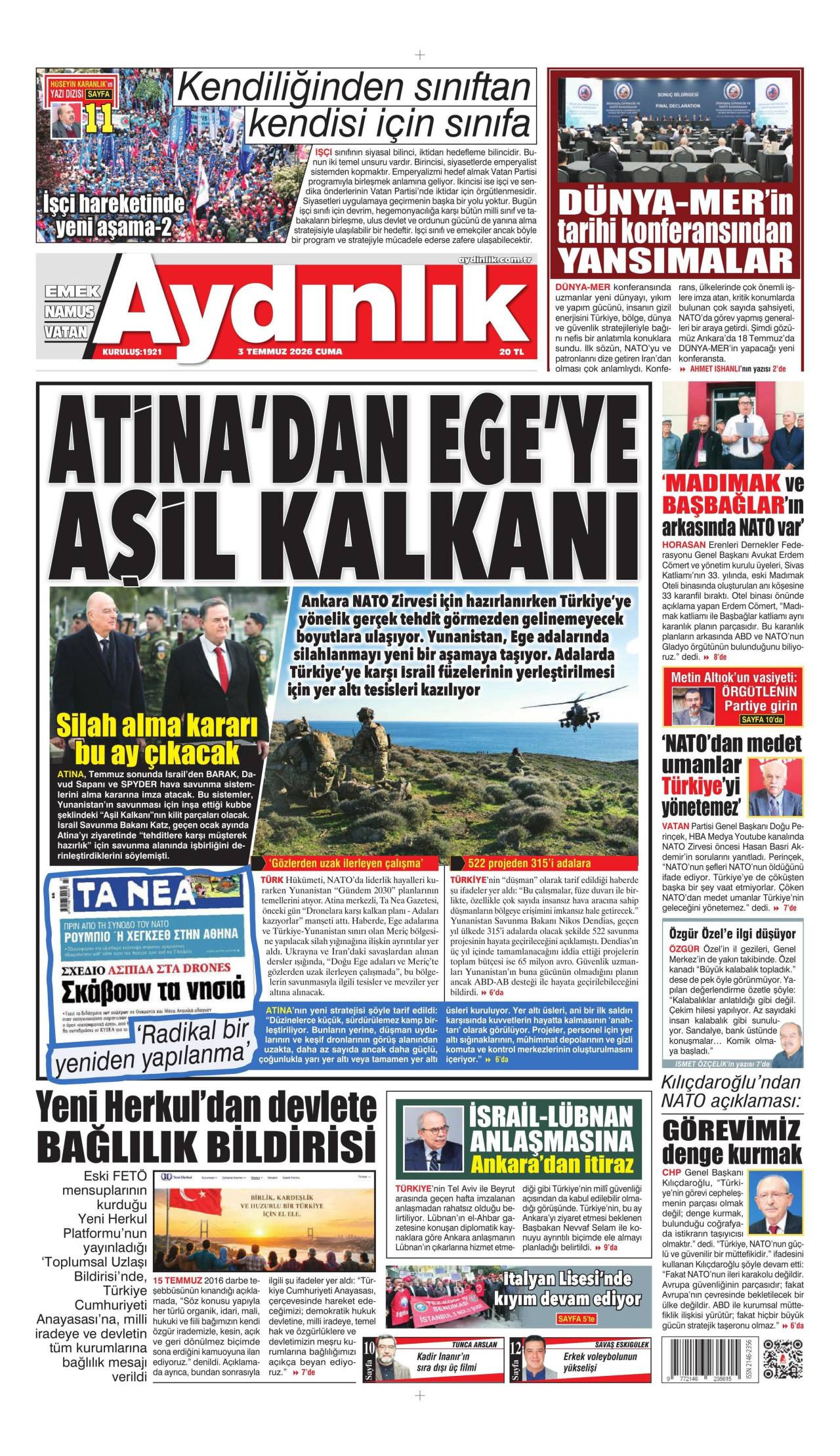 Aydınlık Gazetesi