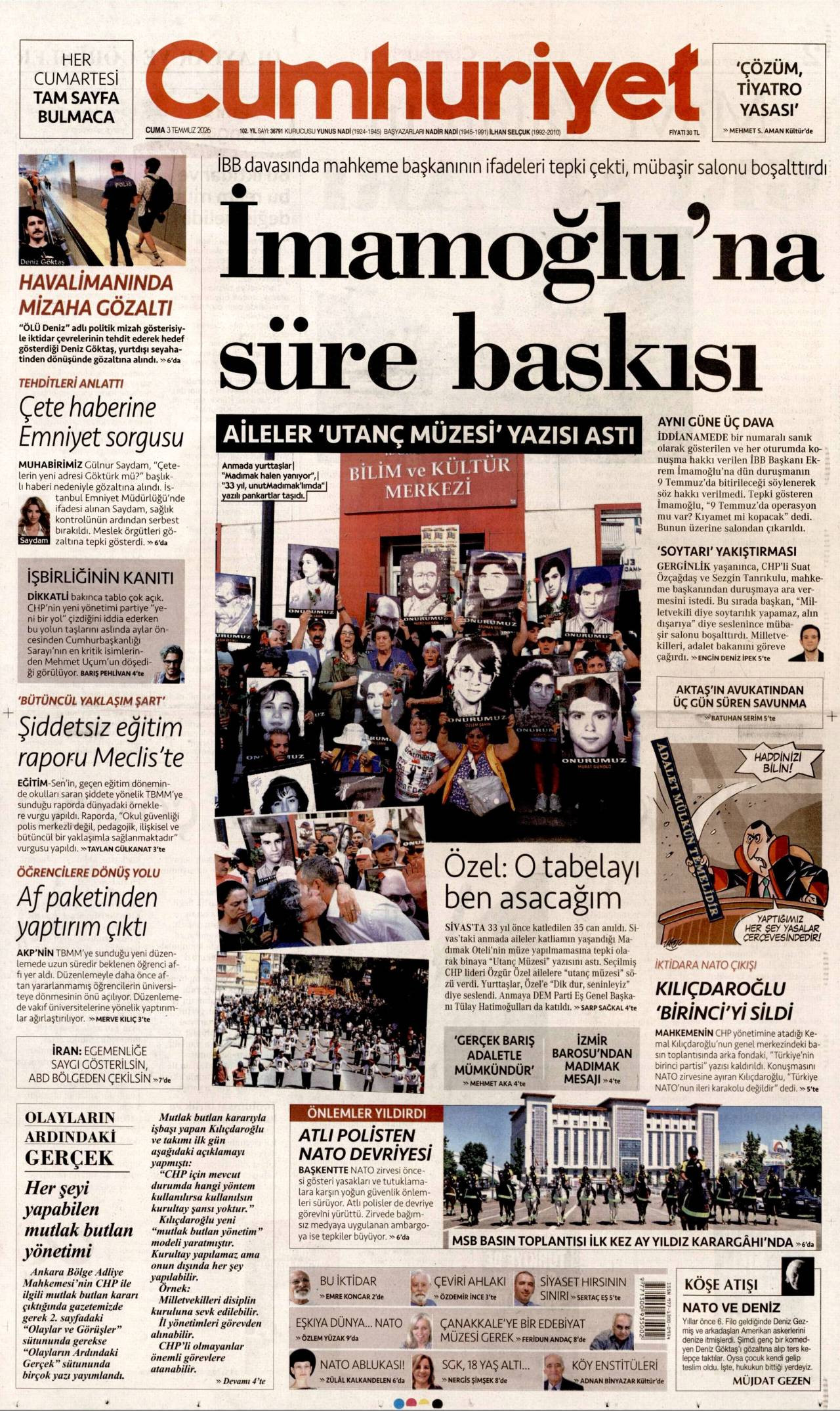 Cumhuriyet Gazetesi