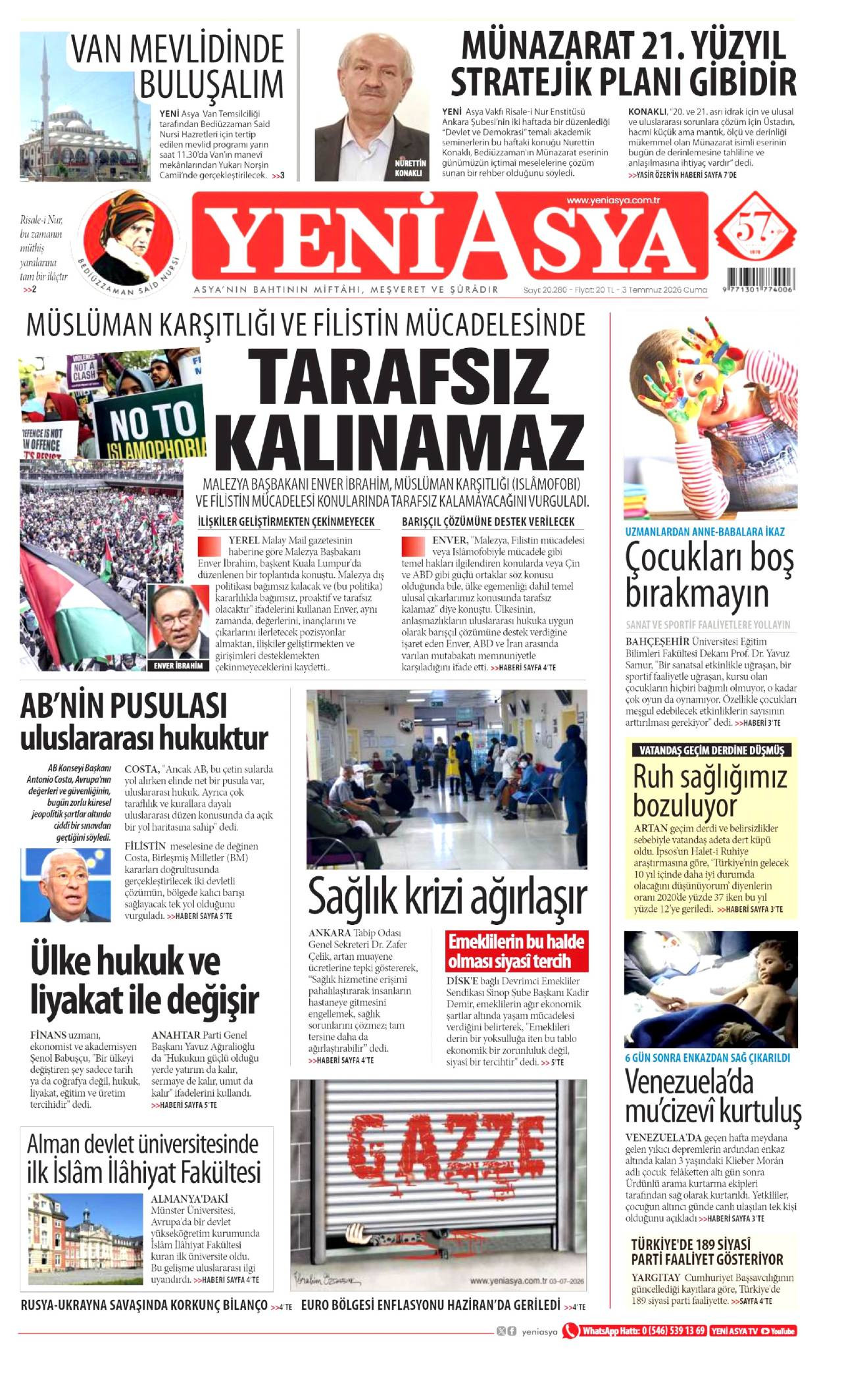 Yeni Asya Gazetesi