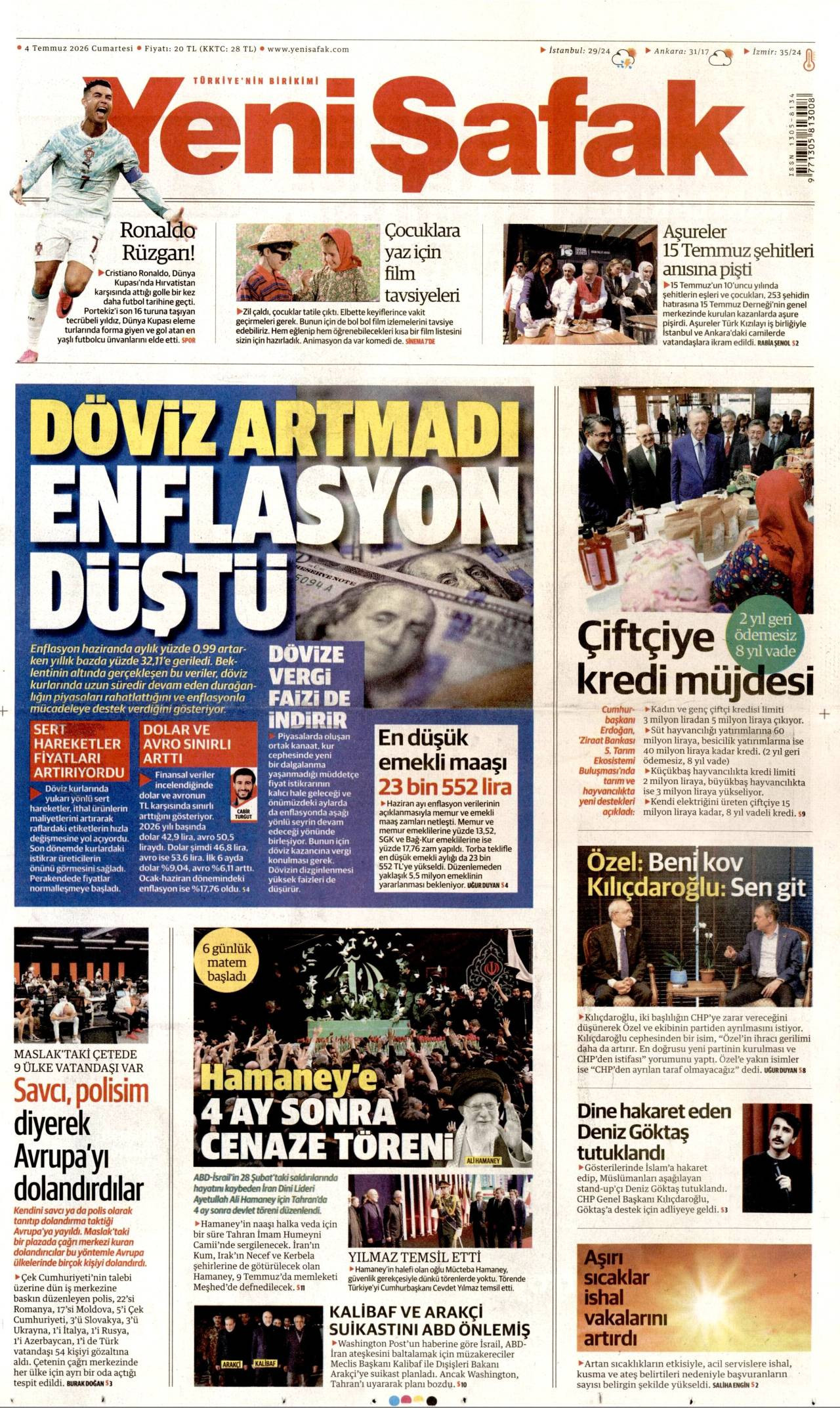 Yeni Şafak gazetesi 