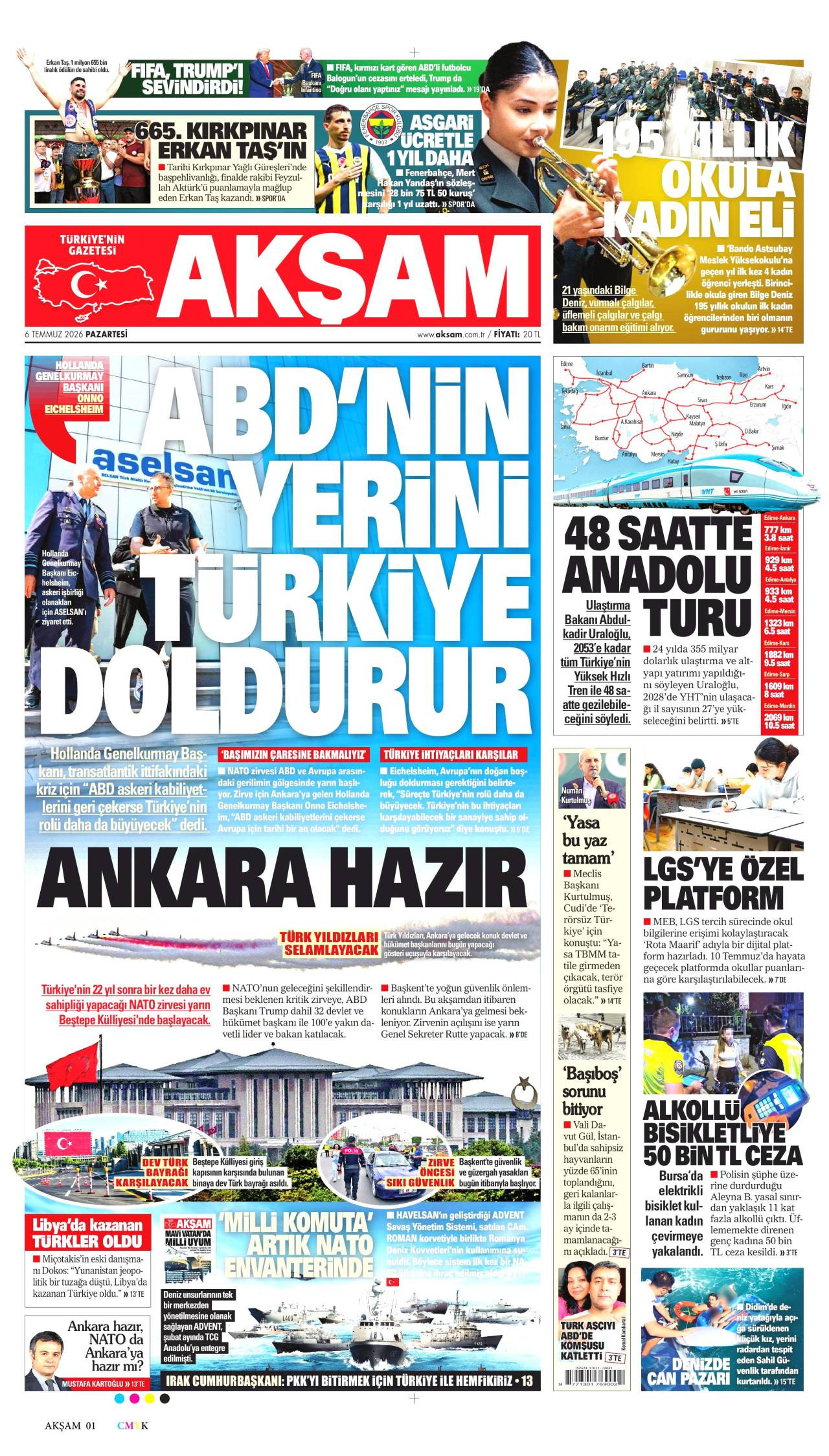 Akşam gazetesi 