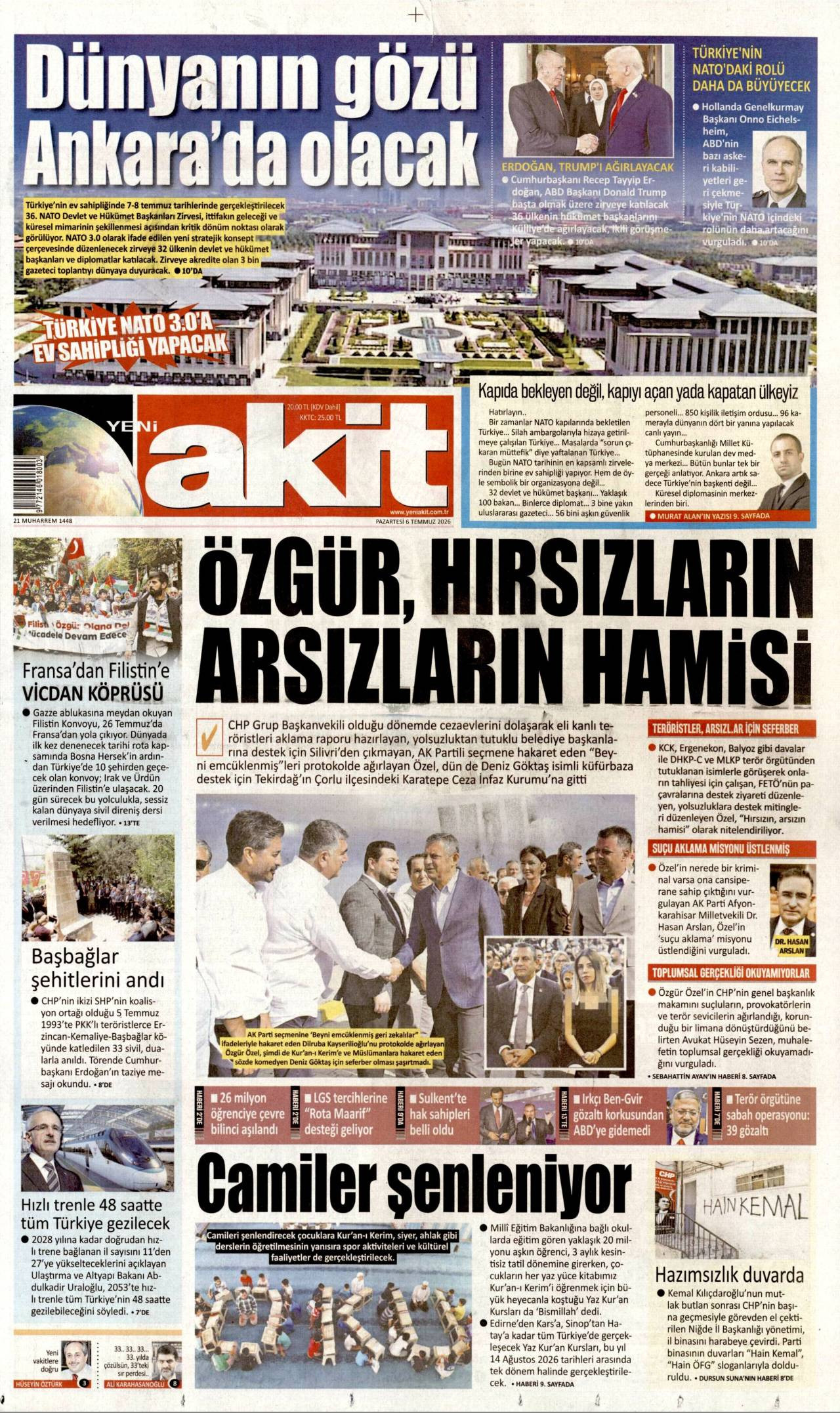 Yeni Akit gazetesi 