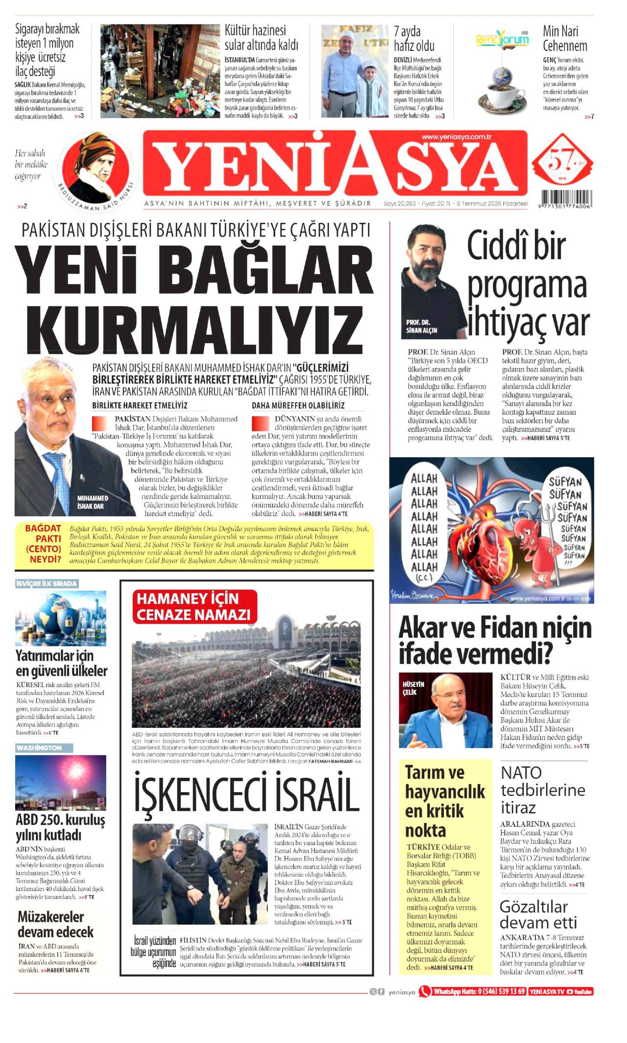 Yeni Asya gazetesi 